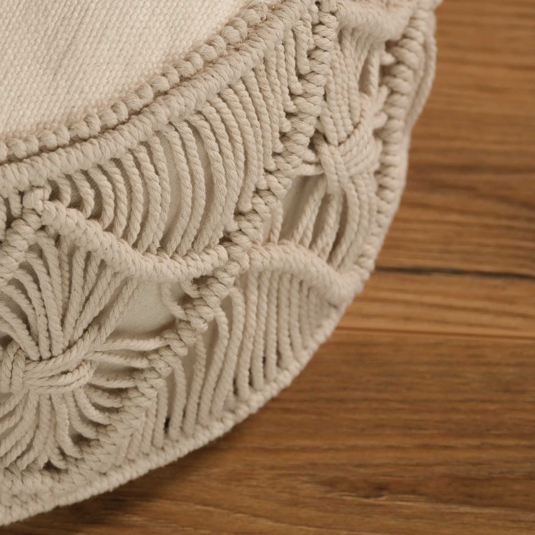 Meditationskissen Makramee