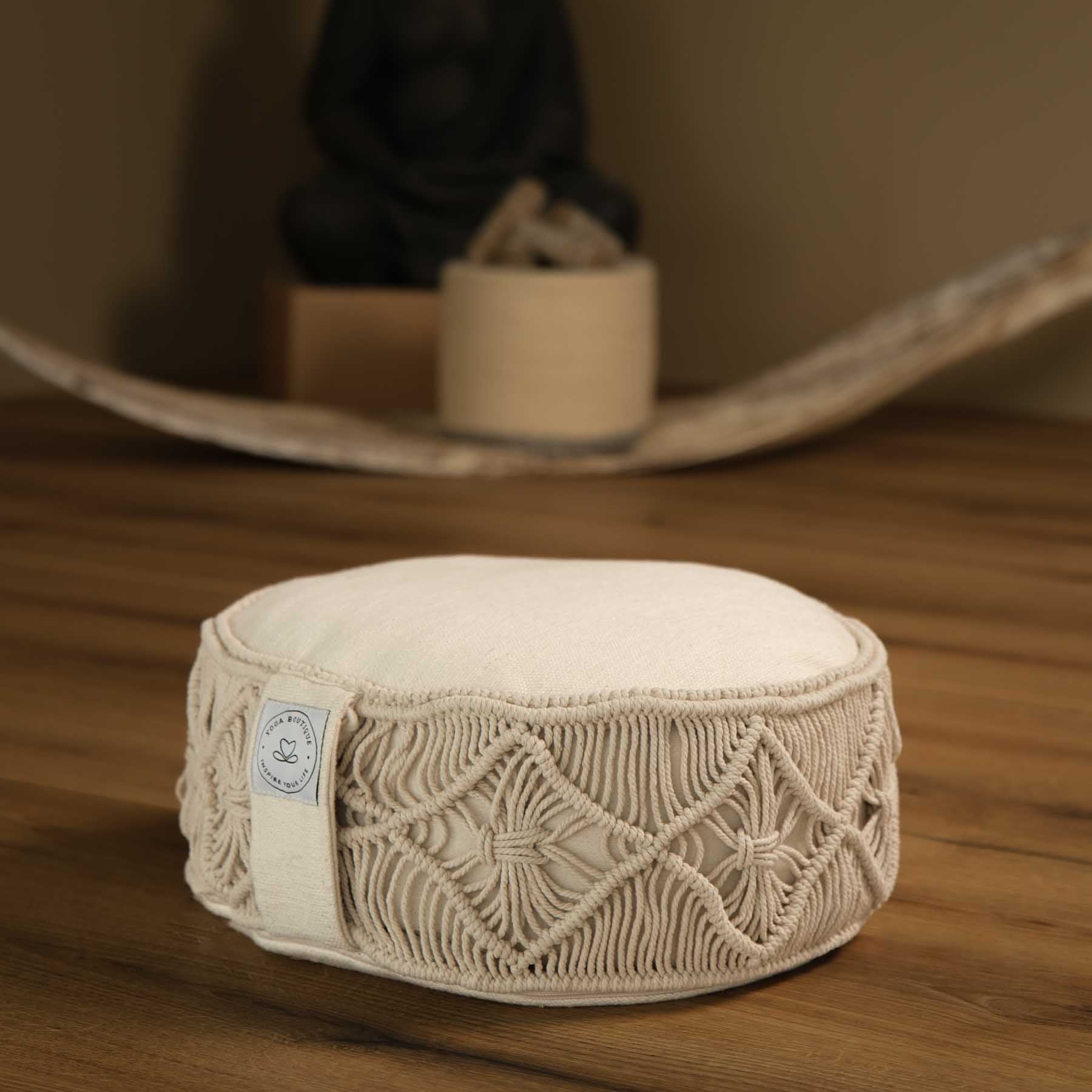 Meditationskissen Makramee