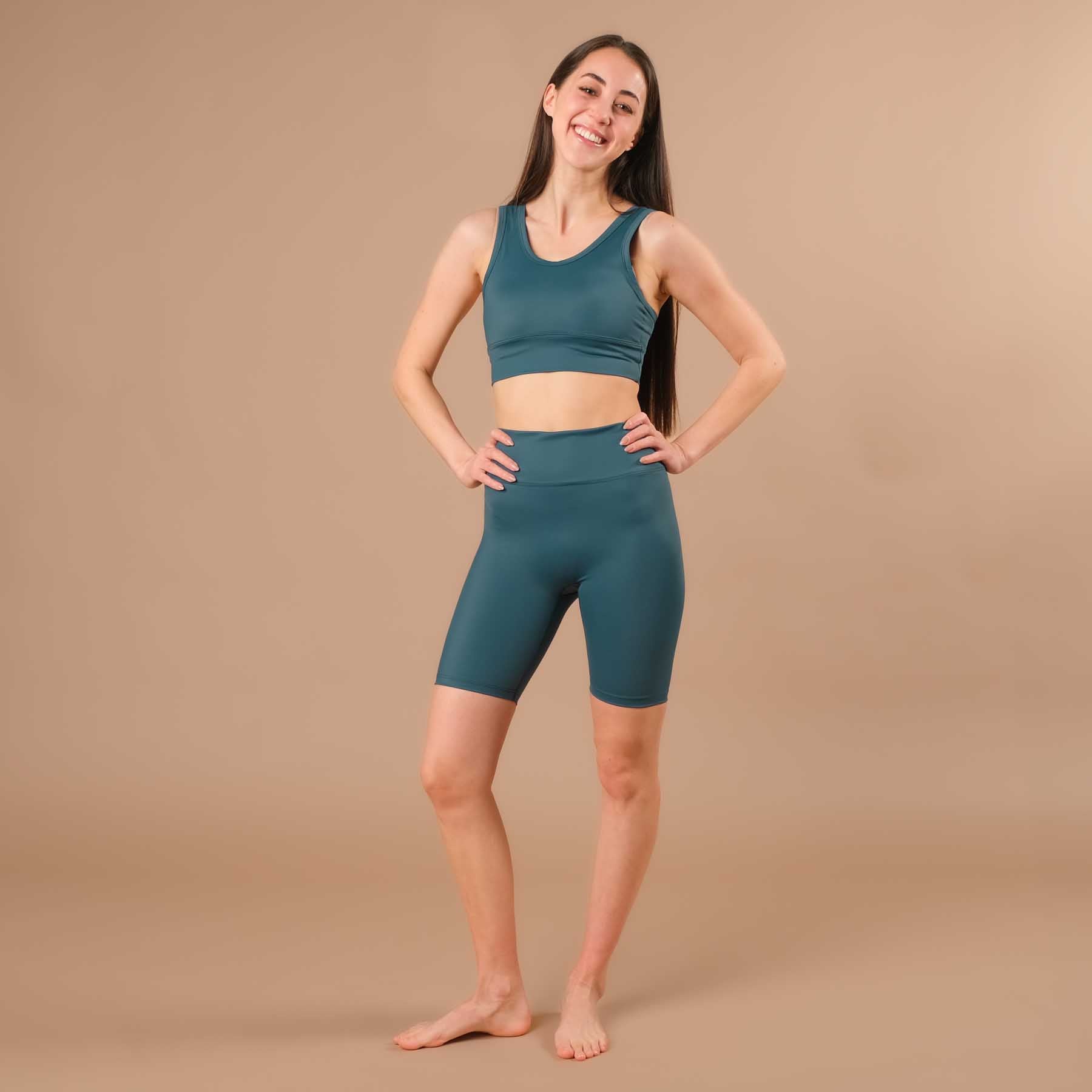 Radlerhose Biker Shorts Eco Mare amazonas-gruen