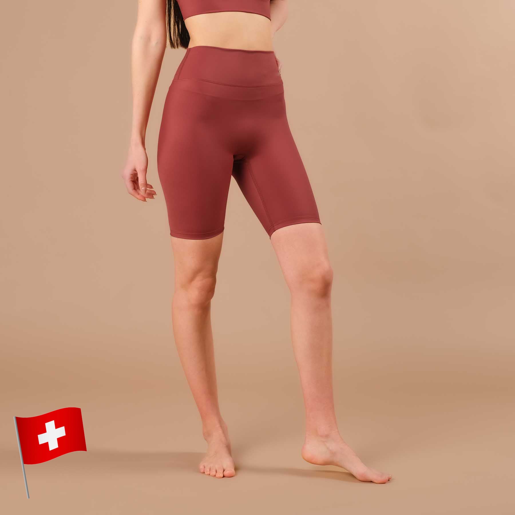 Radlerhose Biker Shorts Eco Mare terracotta
