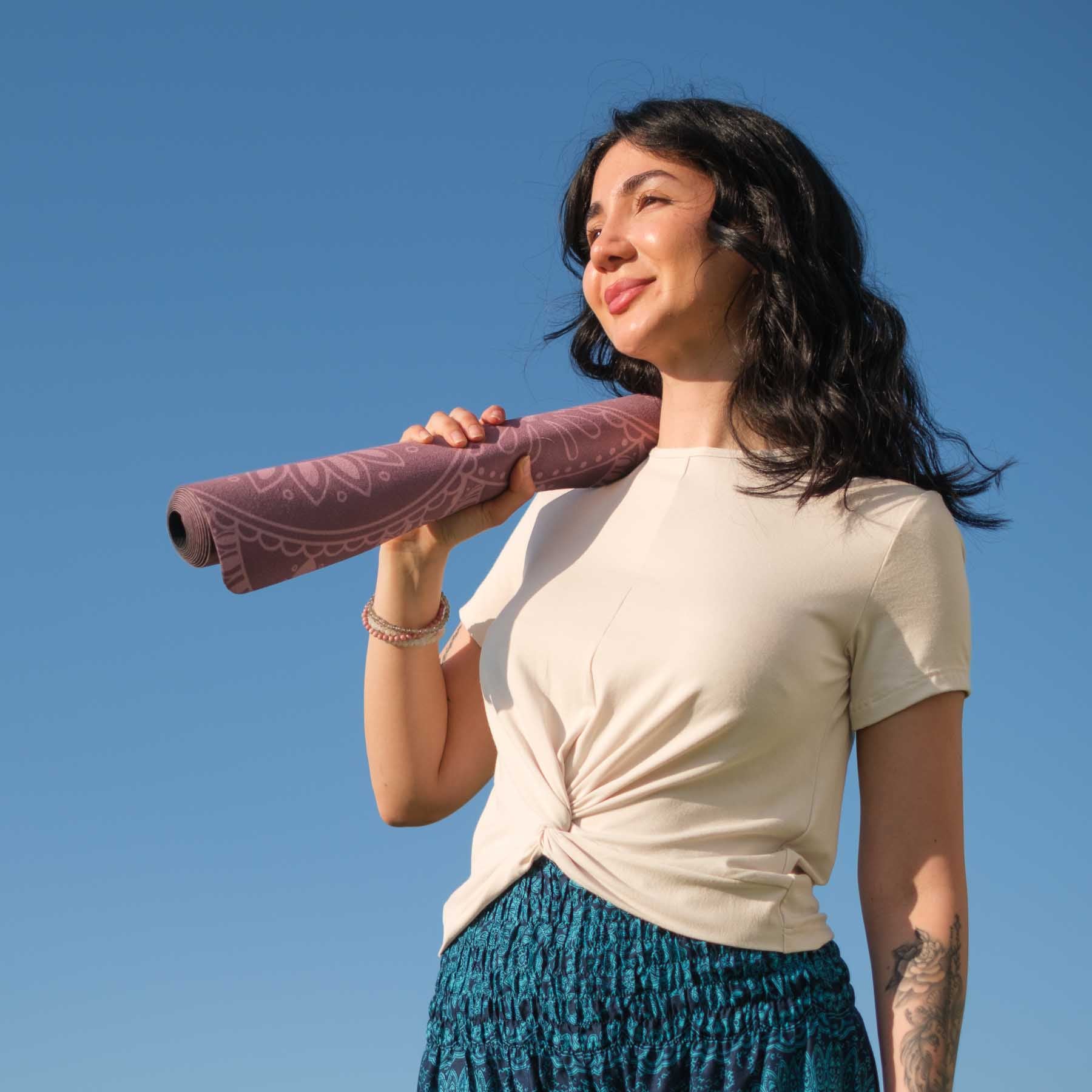 Yoga Schlingtop Classy kurzarm sand