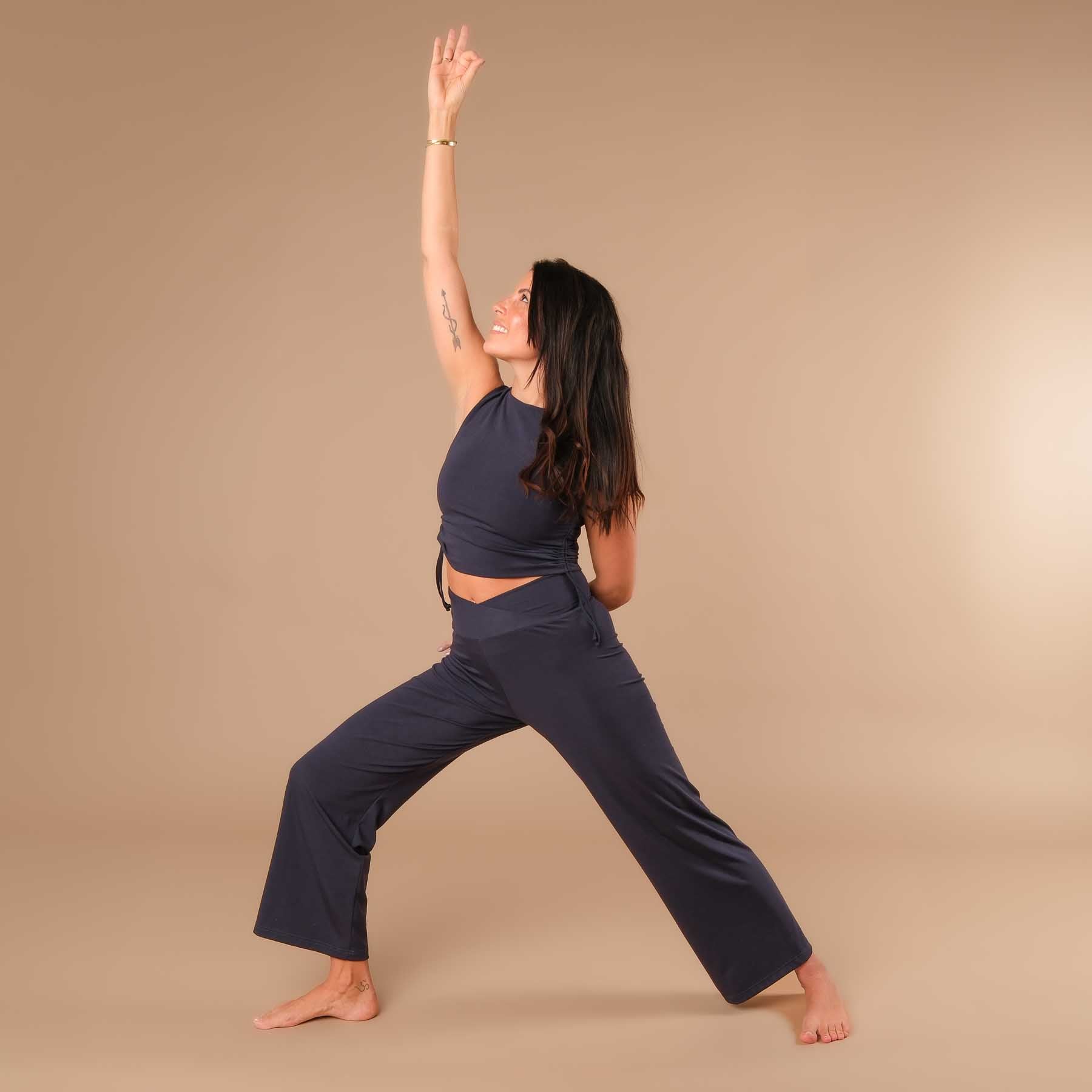 Yoga Crop Top Luna navy