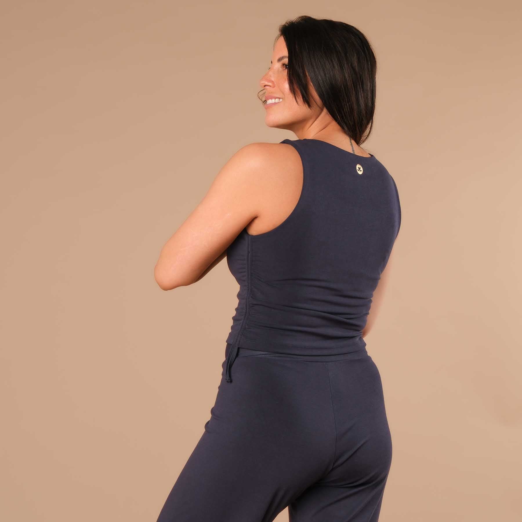 Yoga Crop Top Luna navy