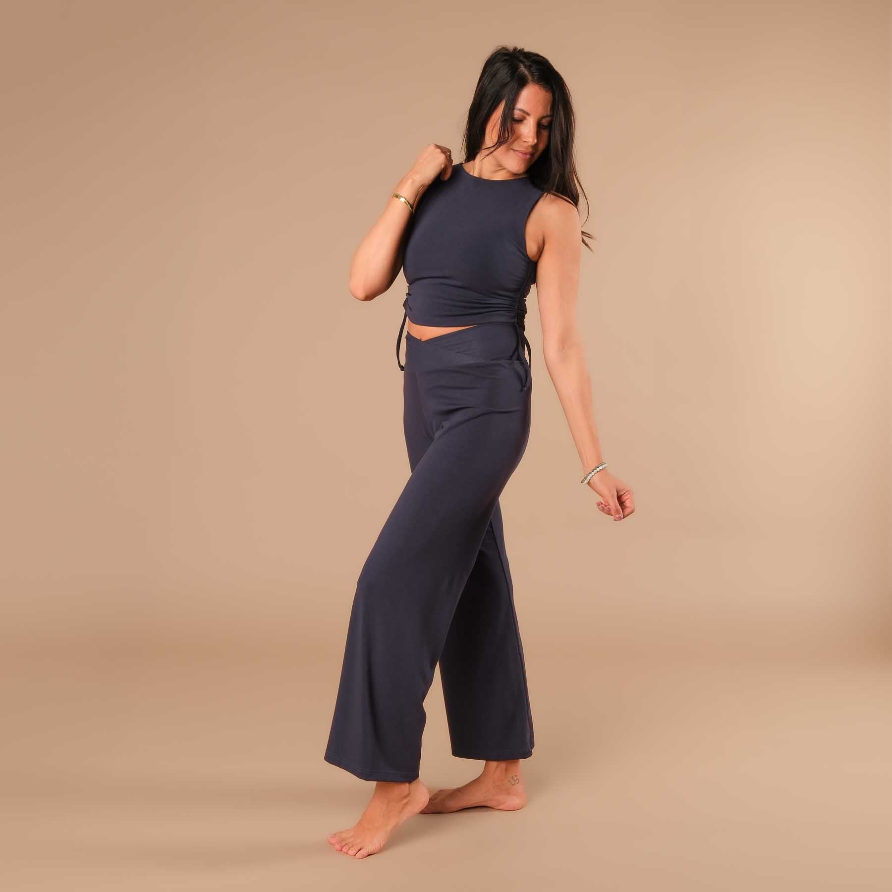Yoga Crop Top Luna navy