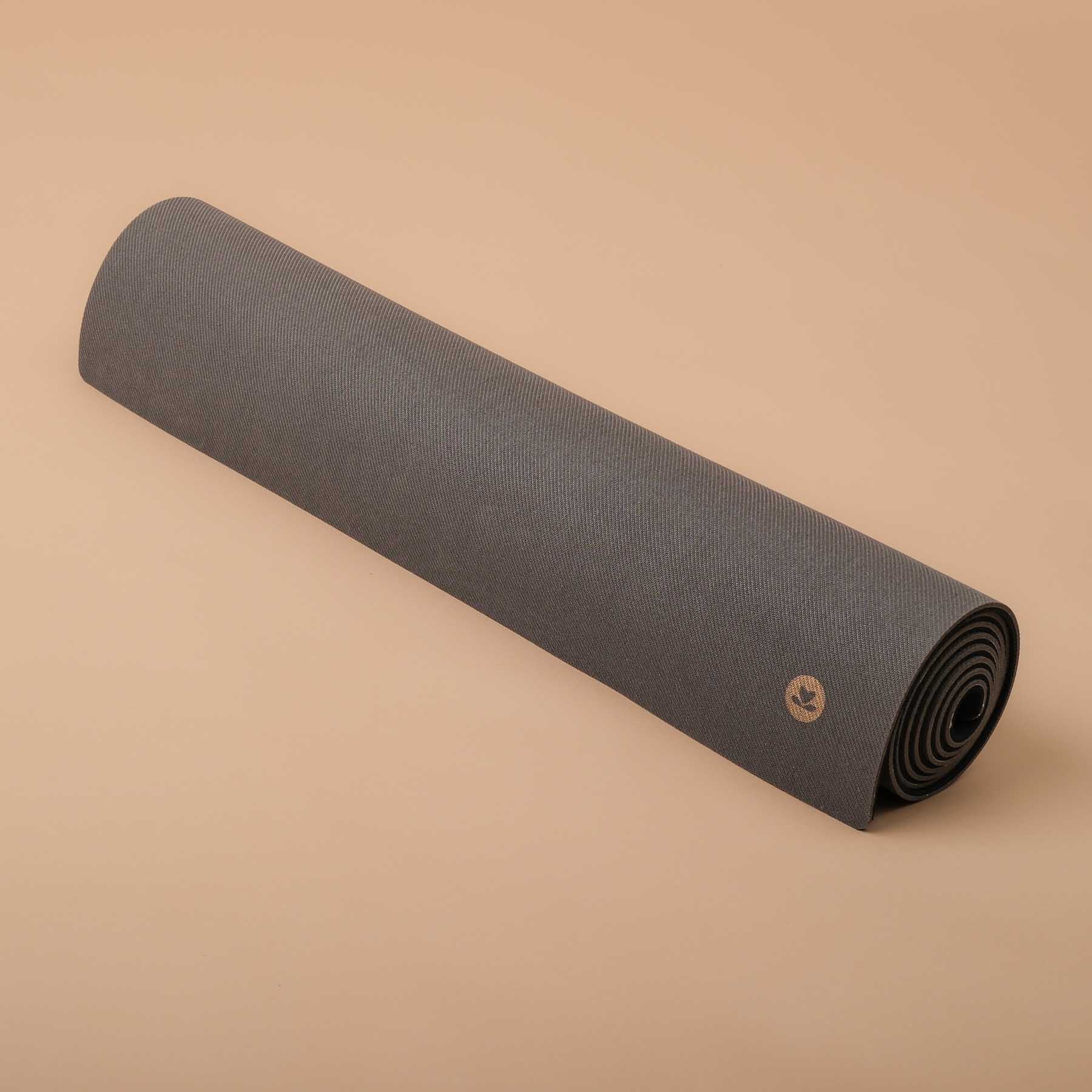 Yogamatte EcoGrip Naturkautschuk FSC anthrazit