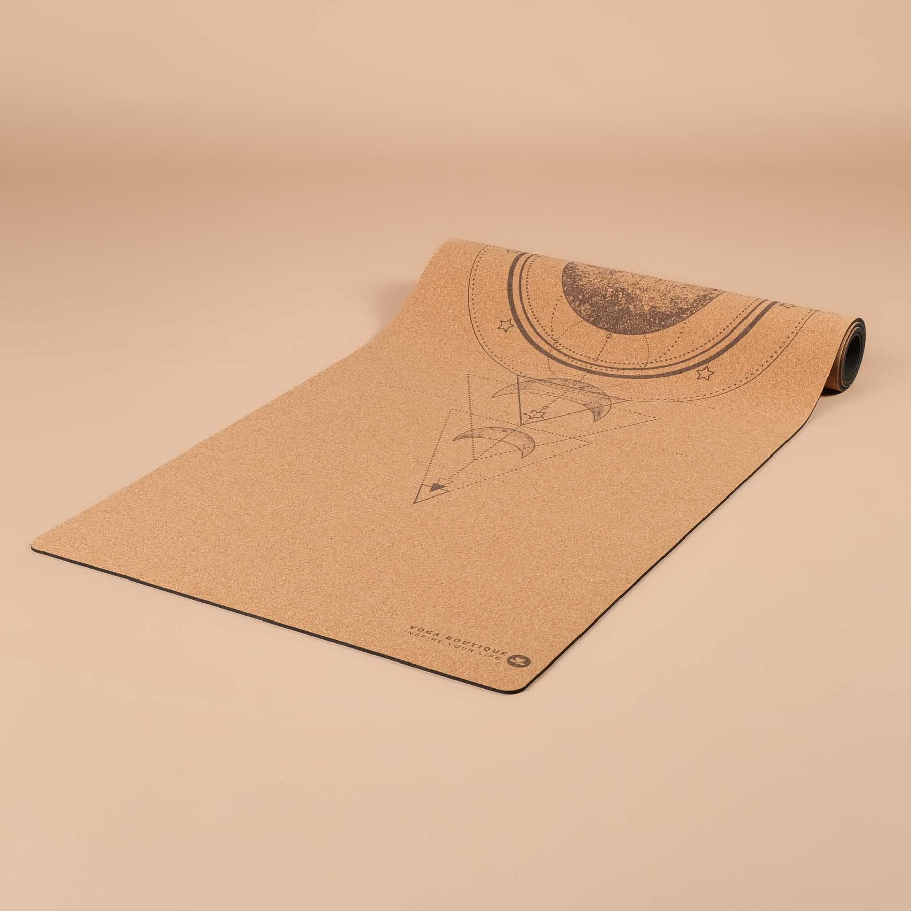 Yogamatte extra lang Kork Moon