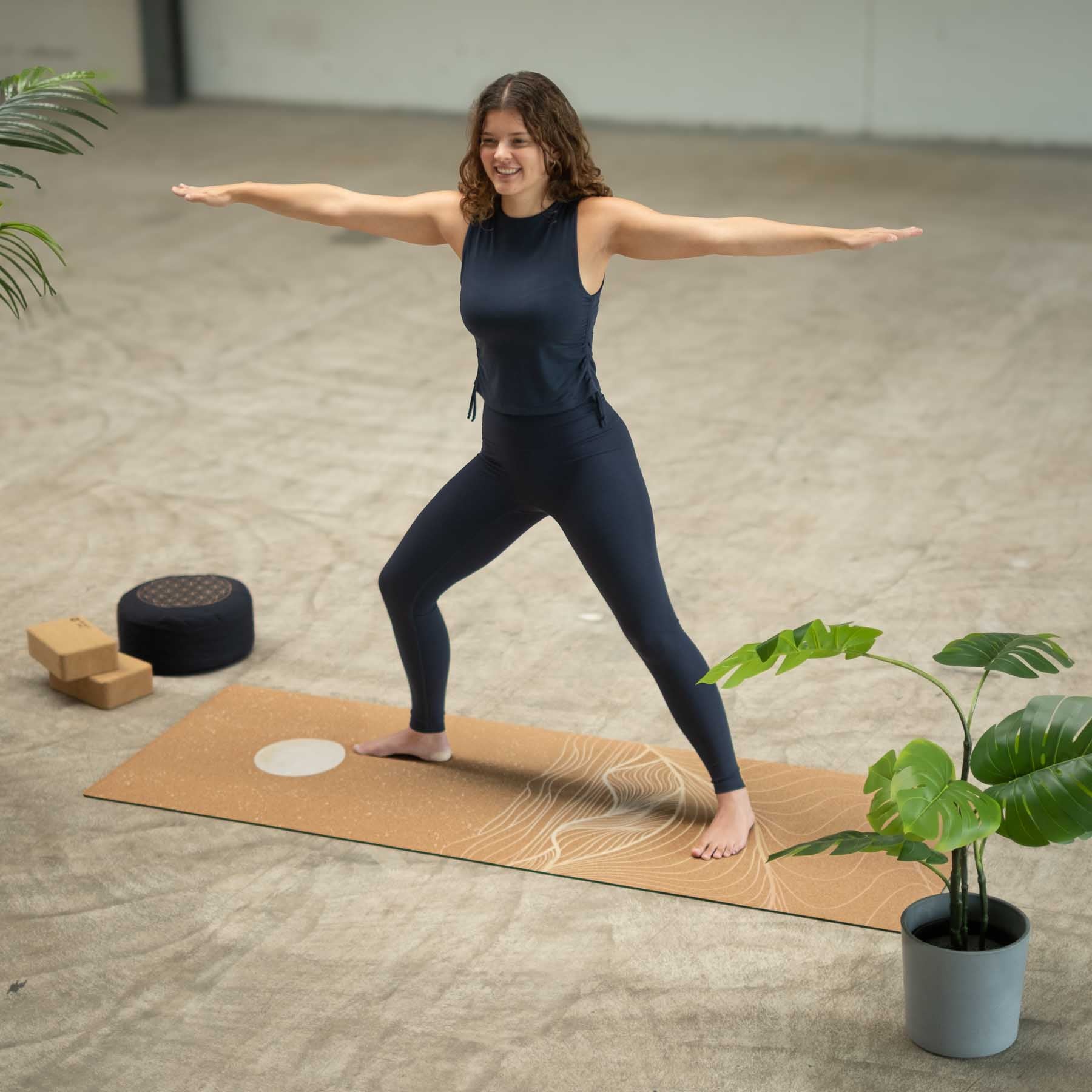 Eco Yogamatte Kork Sahara
