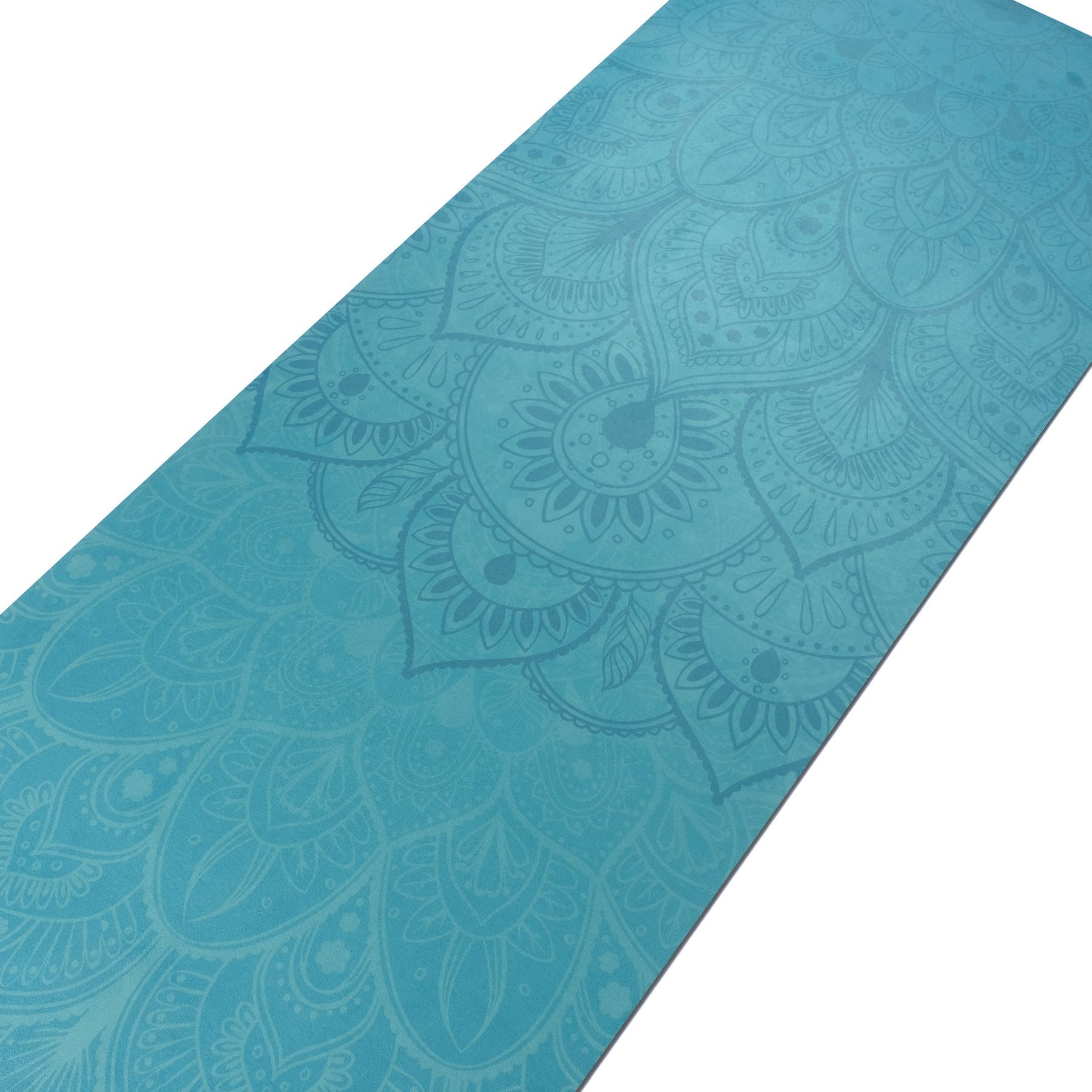 Yogamatte Velours Mandala türkis