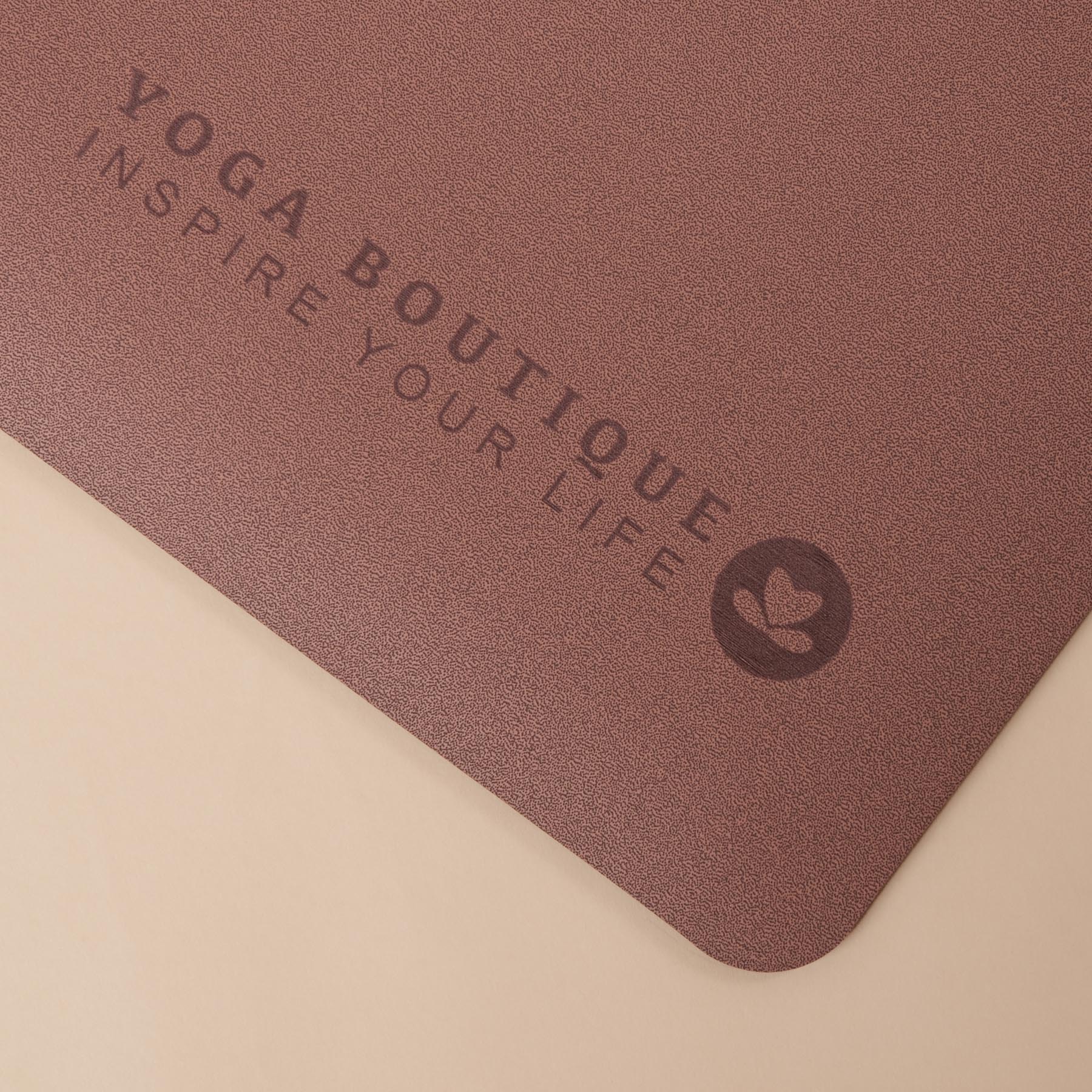 Yogamatte SuperGrip 2.0 Mandala sehr rutschfeste Yogamatte braun