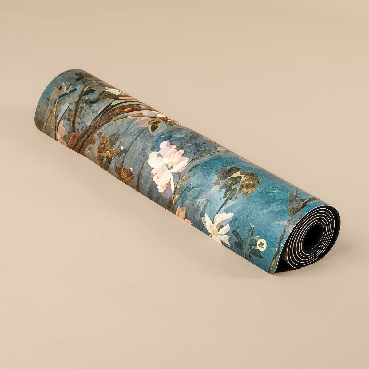 Rutschfeste Yogamatte SuperGrip Design Sky Blossom