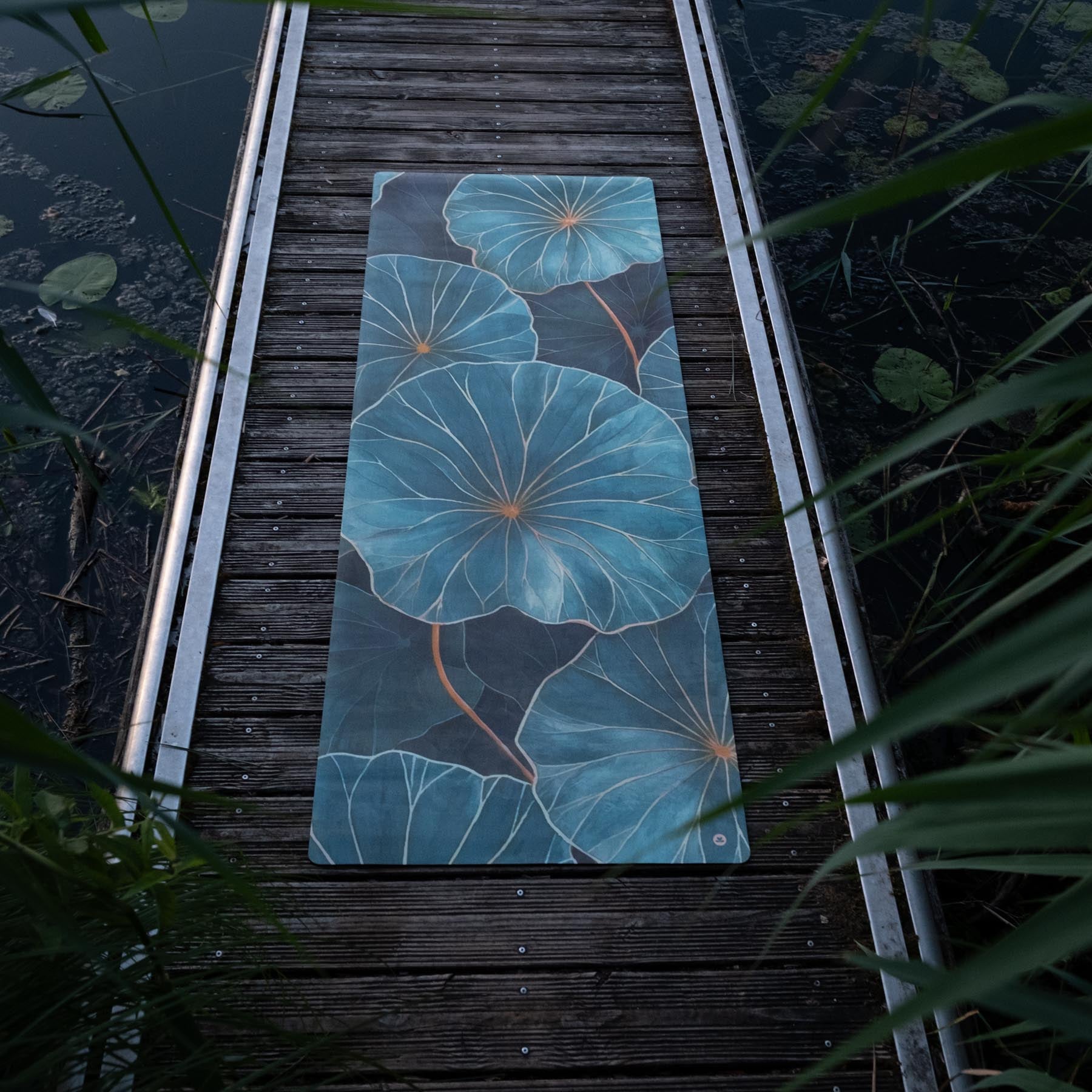 Yogamatte Velours Water Lily