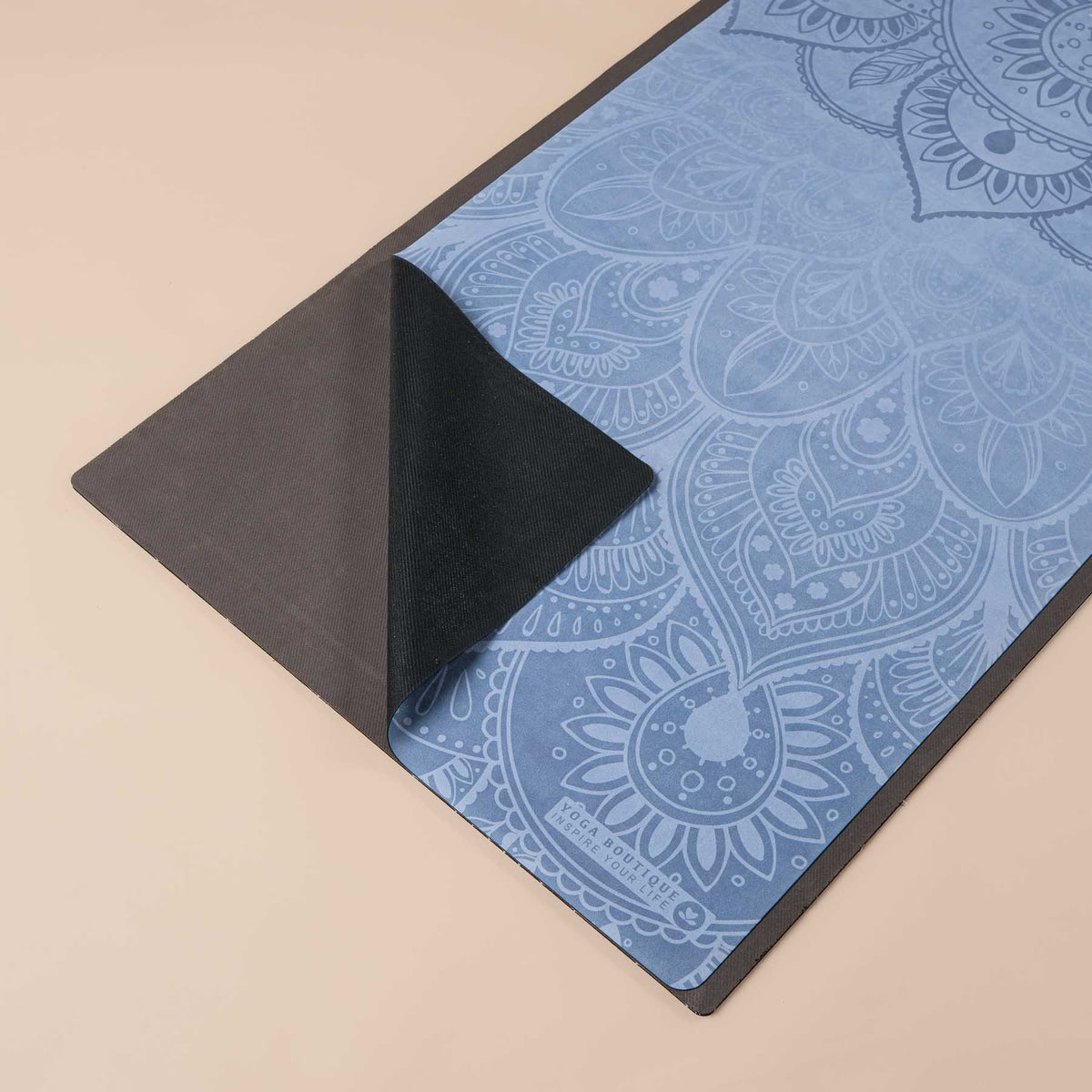 Tapis de voyage - Tapis de yoga Mandala bleu