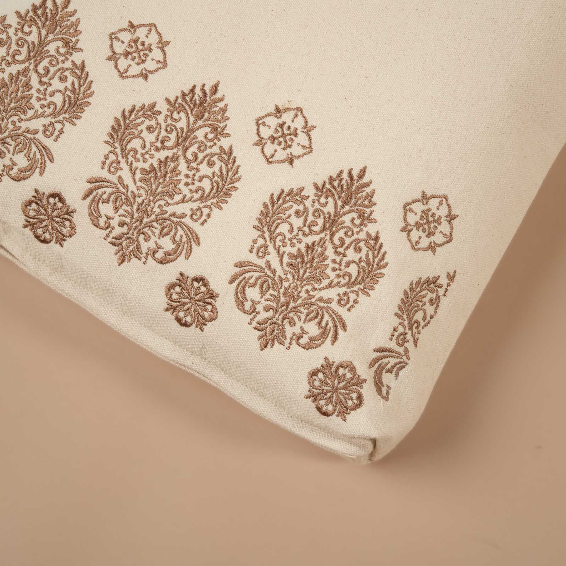 Meditationsmatte Zabuton Fleur-de-Lys braun