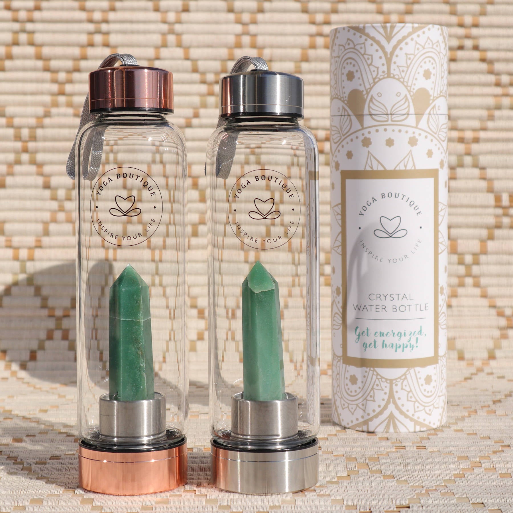 Edelstein Wasserflaschen Aventurin