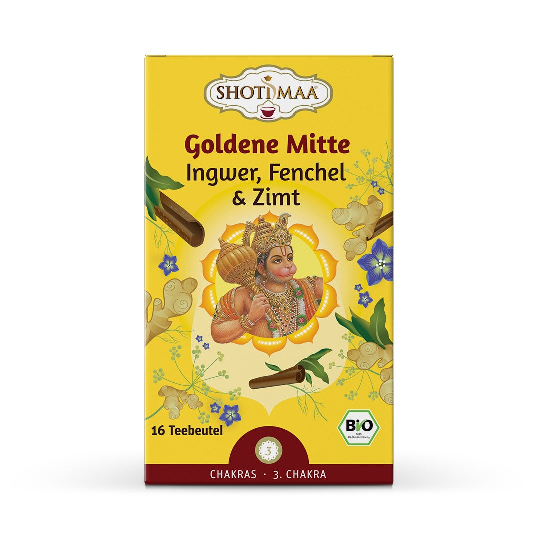 Shoti Maa Chakras Goldene Mitte – Ingwer, Fenchel & Zimt