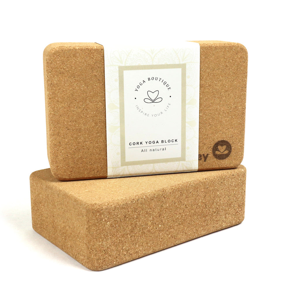 Yogablock aus nachhaltigem Kork LOVE IST THE KEY