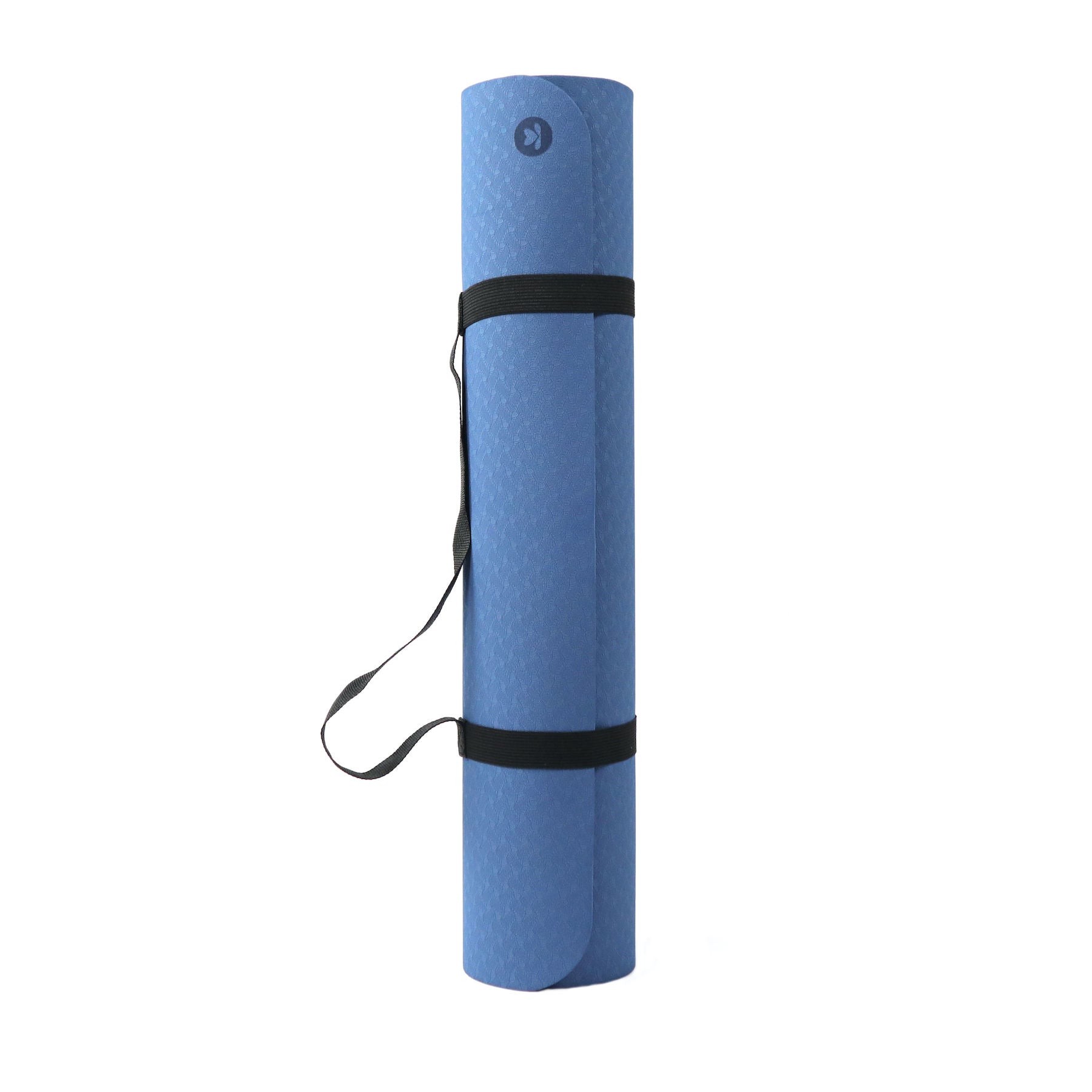 Yogamatte aus TPE navy blau, extra leicht, ohne PVC, umweltfreundlich, 6mm dick