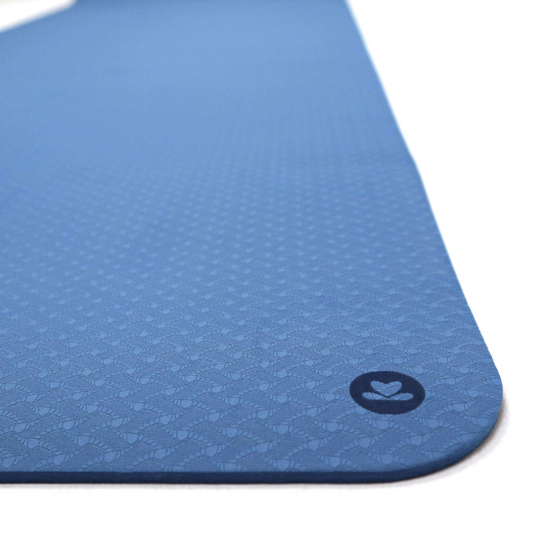 Yogamatte aus TPE navy blau, extra leicht, ohne PVC, umweltfreundlich, 6mm dick
