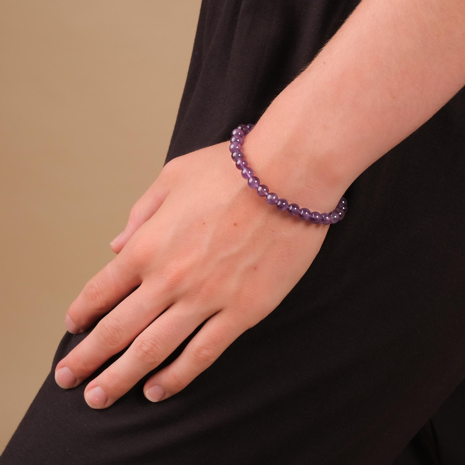 Edelstein Armband Amethyst 6mm