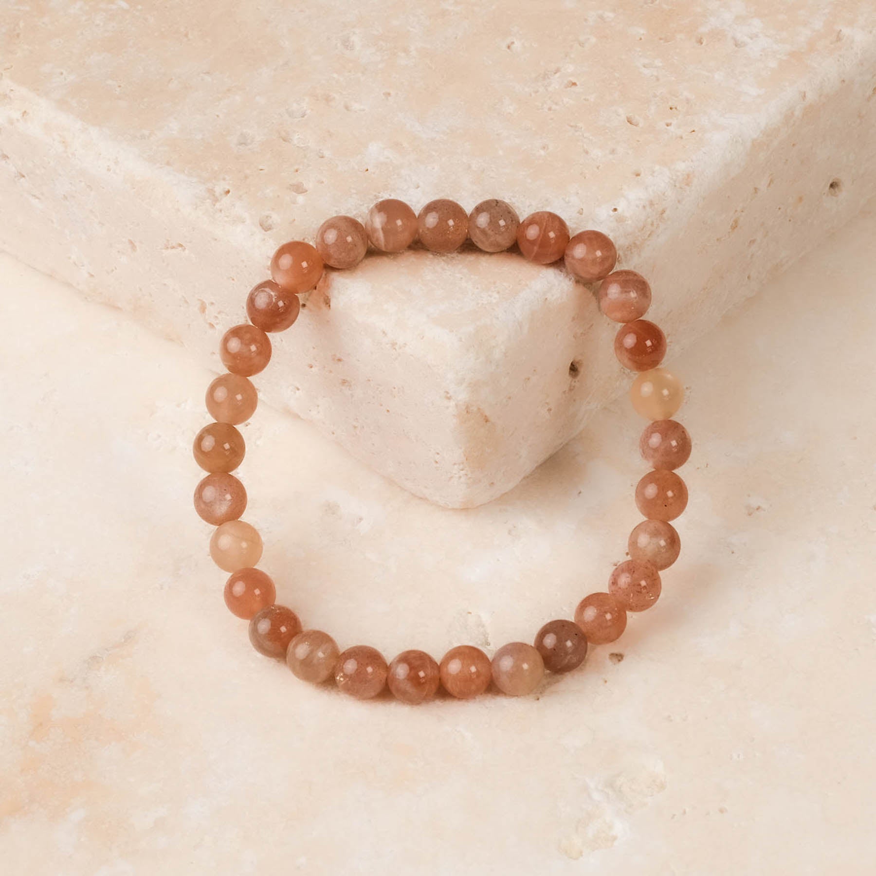 Edelstein Armband Sonnenstein 6mm