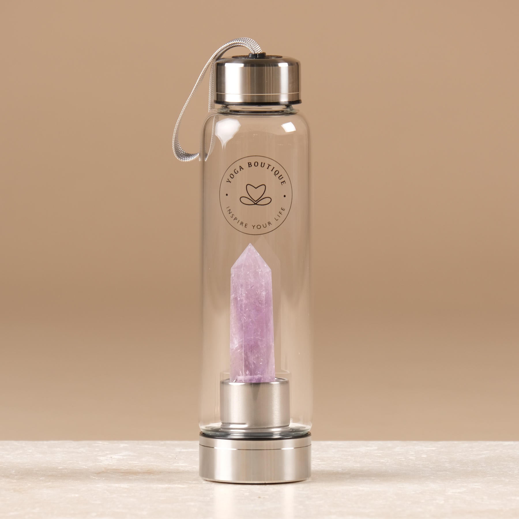 Edelstein Wasserflasche Amethyst