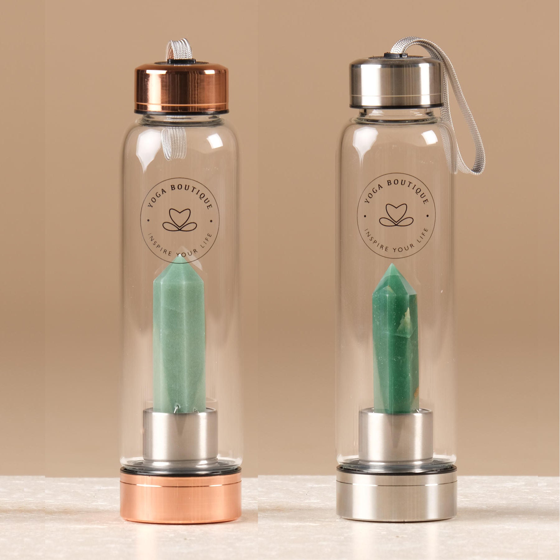 Edelstein Wasserflaschen Aventurin