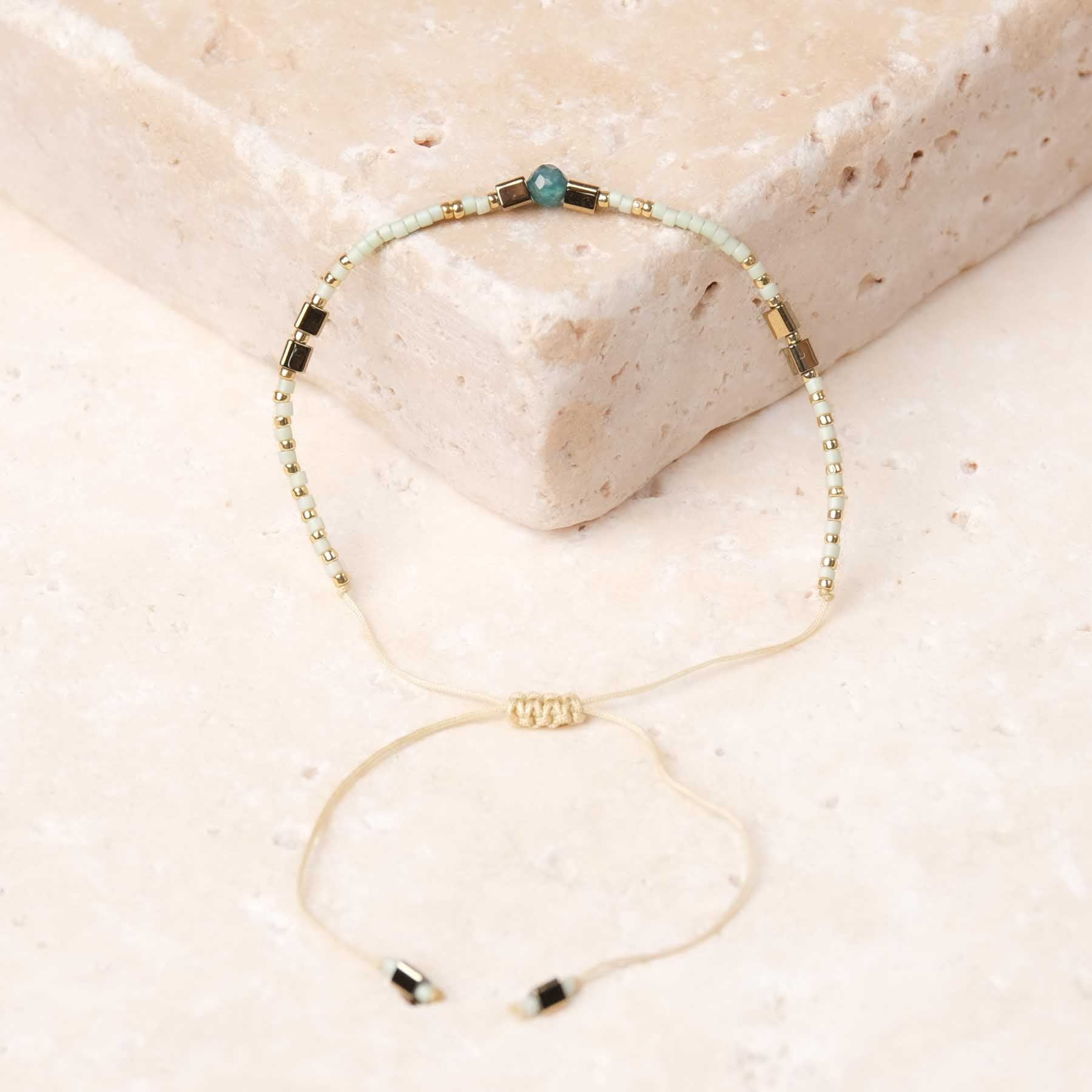 Freundschaftsarmband Miyuki mint