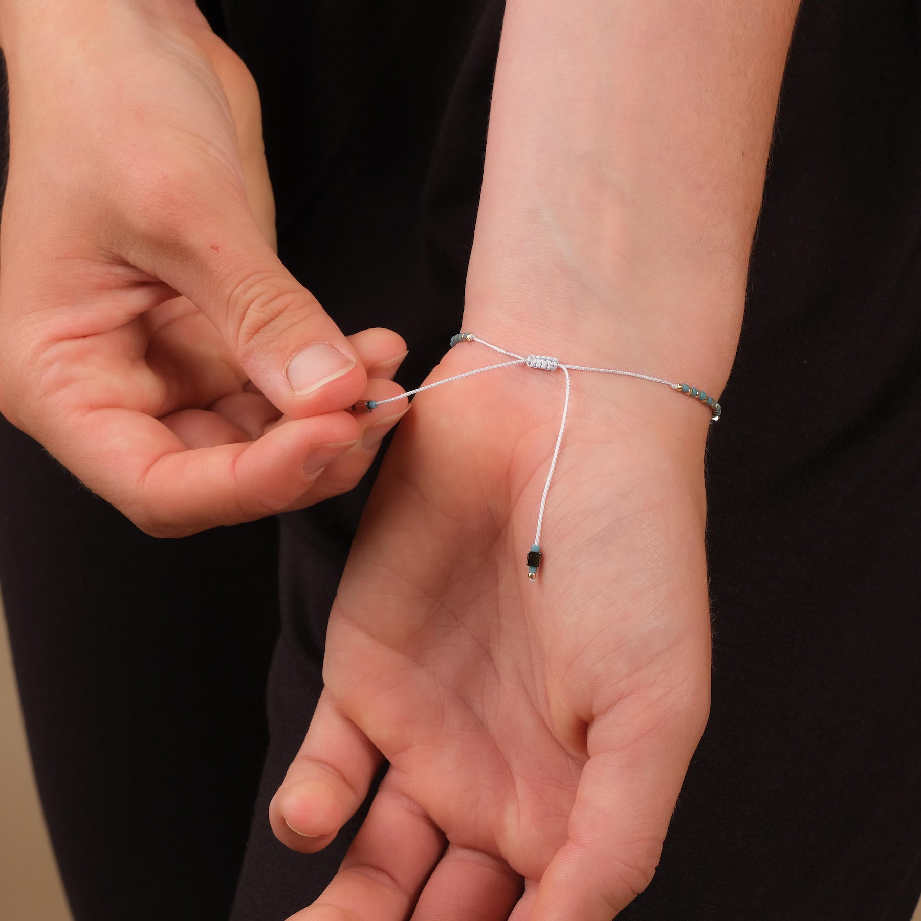 Freundschaftsarmband Miyuki türkis