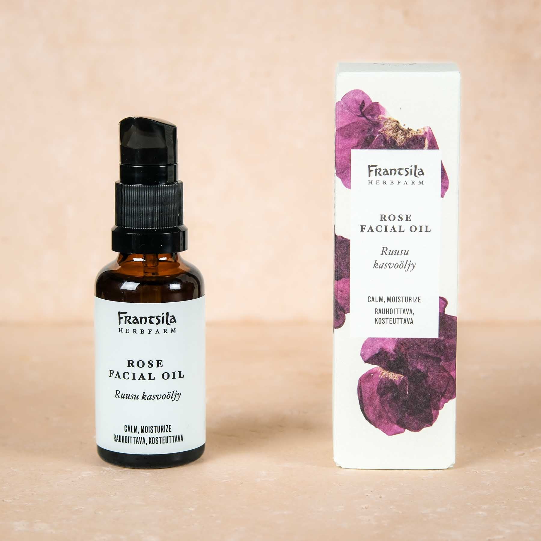 Das Naturkosmetik Gesichtsöl Midsummer Rose von Frantsila ist eine wunderbare Mischung aus pflanzlichen Ölen und für alle Hauttypen geeignet, auch sensible und fettige Haut.