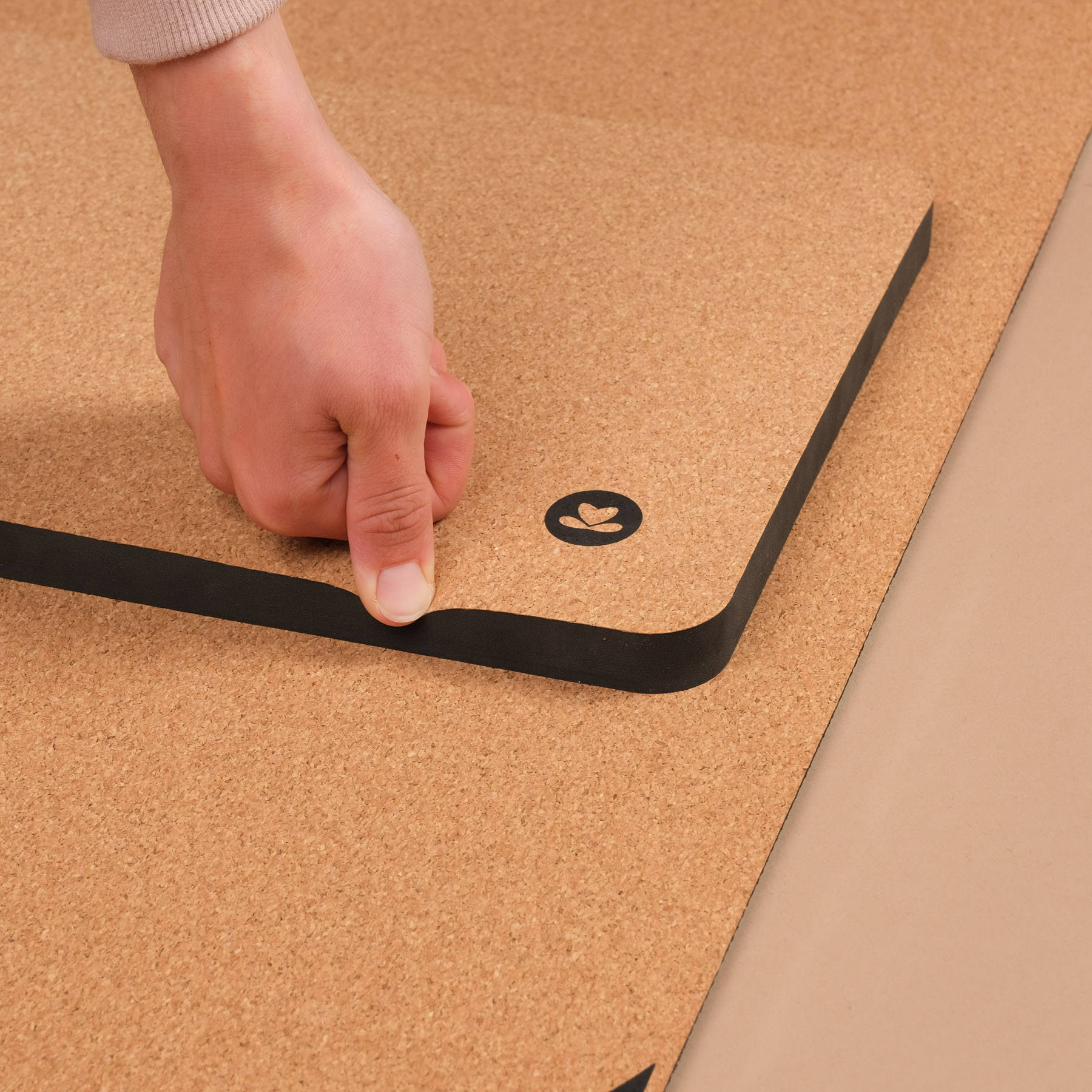 Kniematte - Knie Unterlage aus Kork und TPE