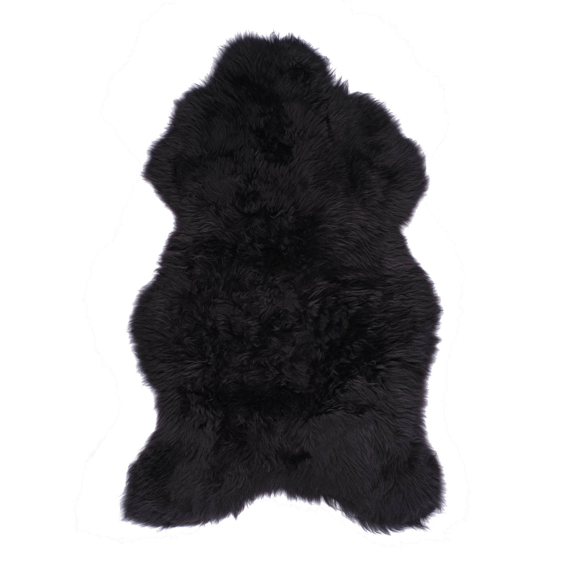 Merino Lammfell schwarz in Premium Qualität aus Schweizer Shop