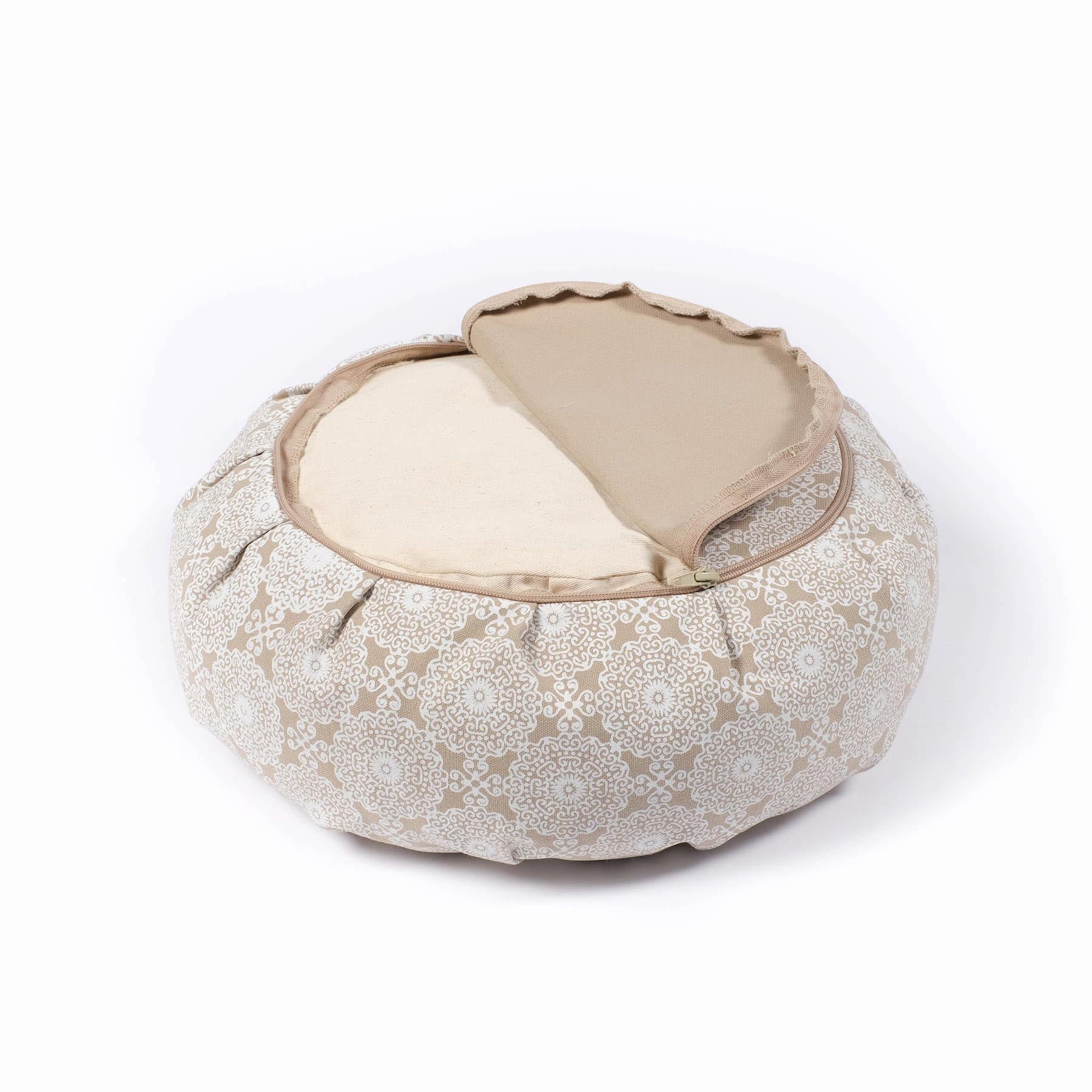 Meditationskissen Zafu Indian Dream sand