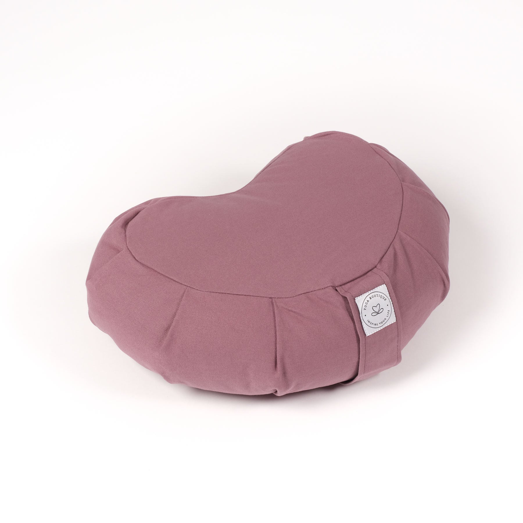 Meditationskissen Halbmond Zafu uni mauve