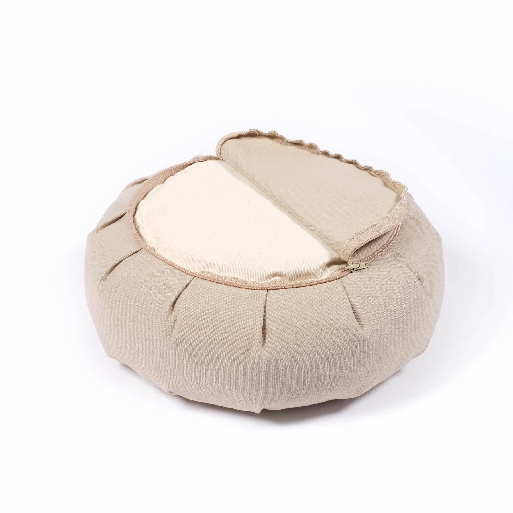 Meditationskissen Zafu Mandala OM sand