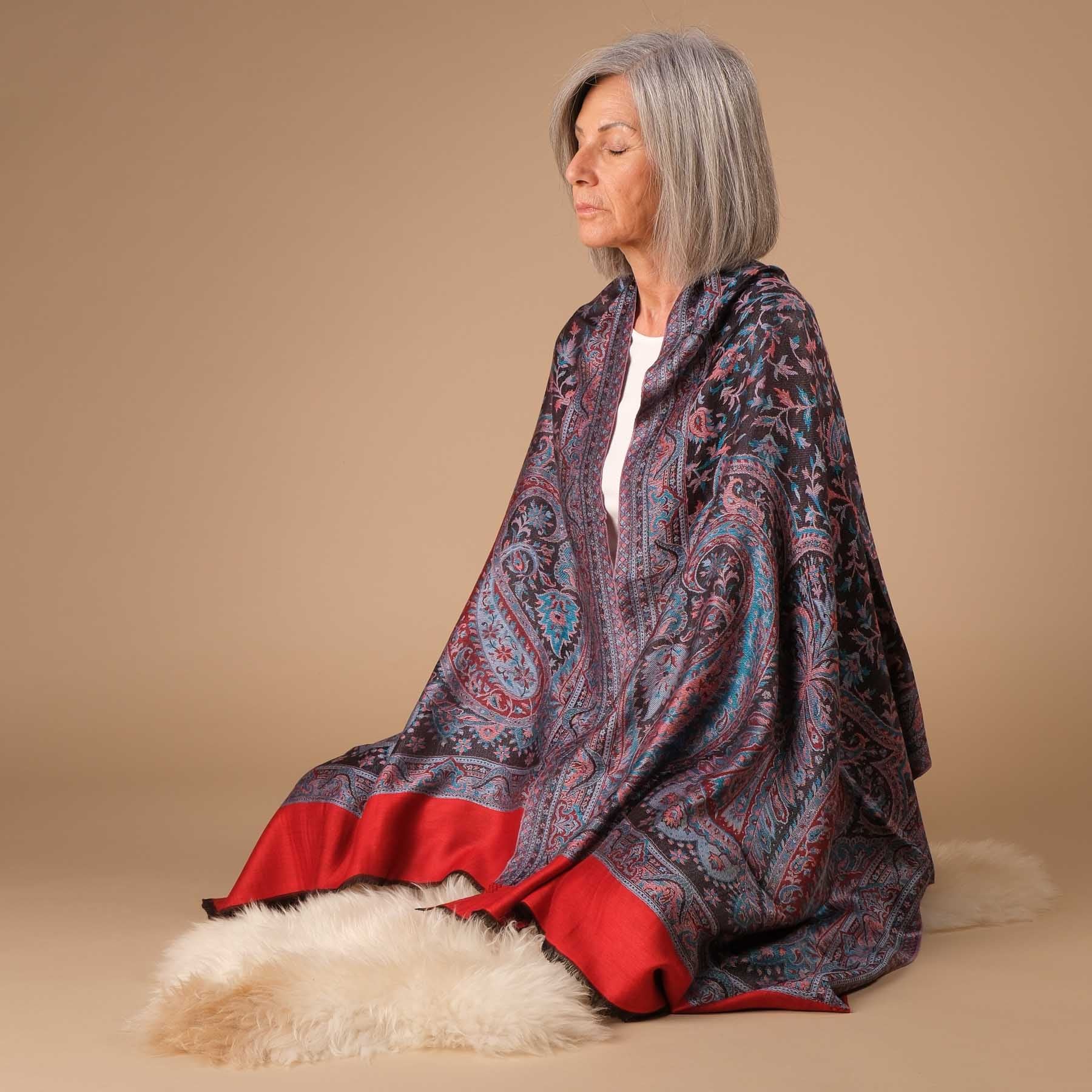 Meditationstuch Schal Pluto aus Modal Stoff