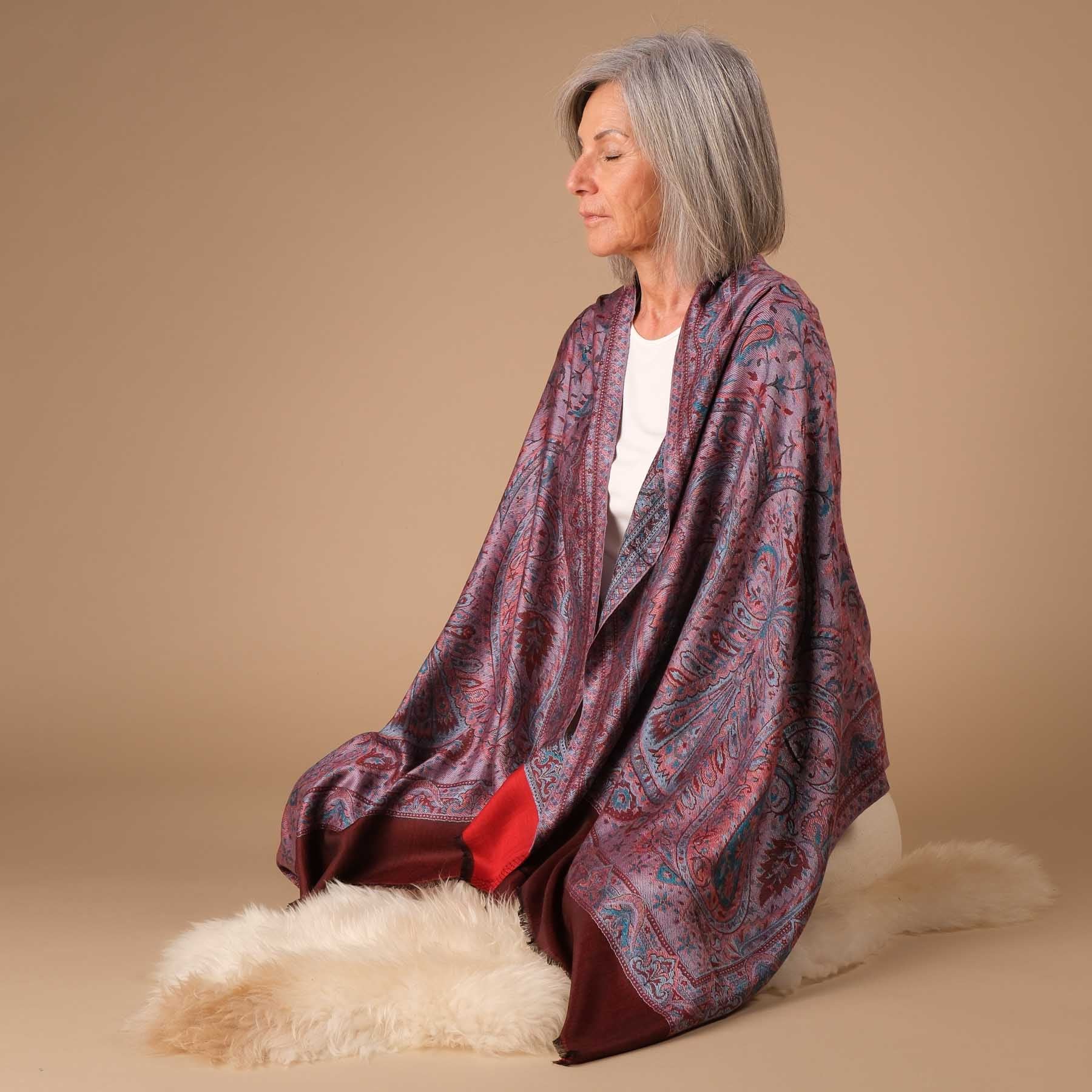 Meditationstuch Schal Pluto aus Modal Stoff