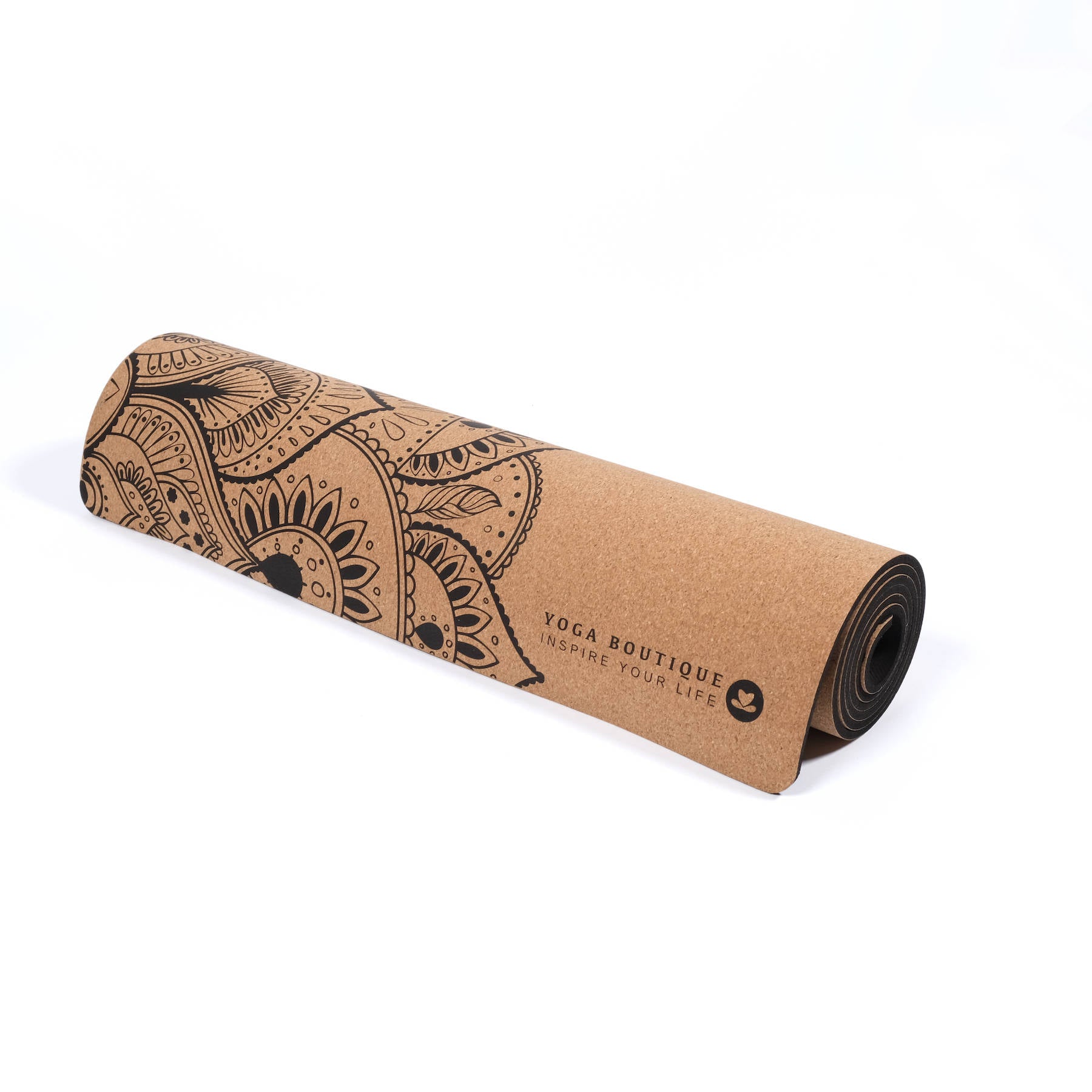 Yogamatte Kork Breathe, Love & Happiness