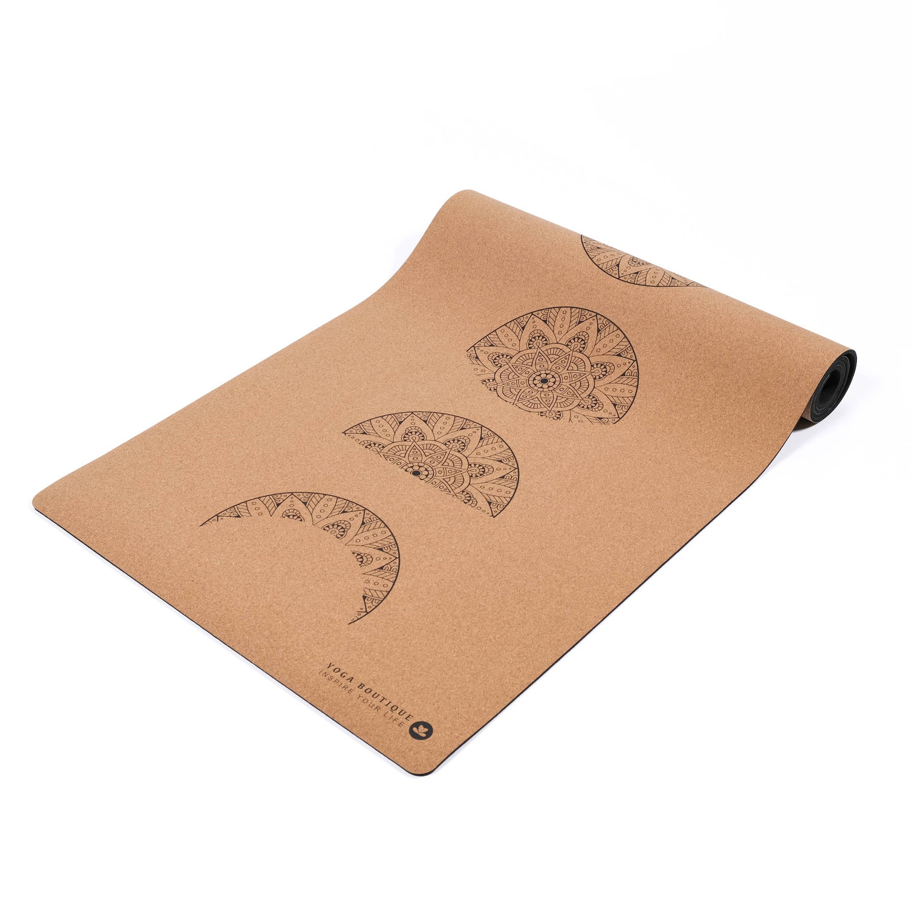 Yogamatte Kork Mandala Mond