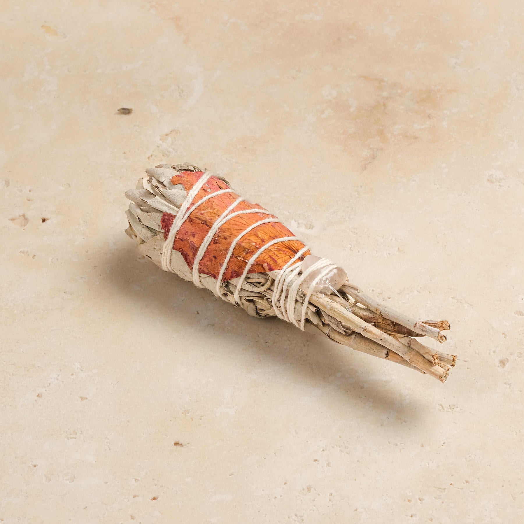 Weisser Salbei mit Edelstein Bergkristall