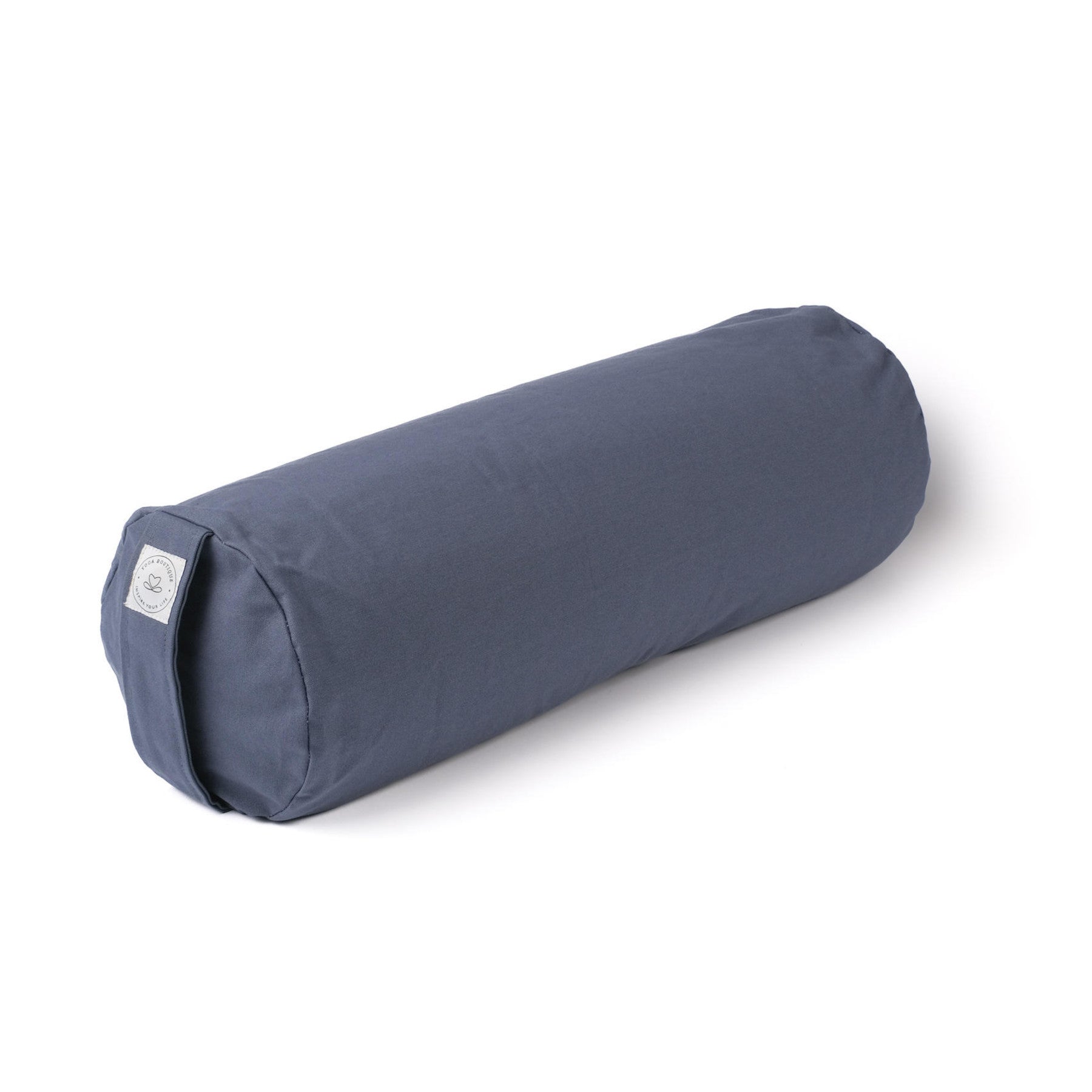 Yoga Bolster aus Baumwolle uni blue-sky
