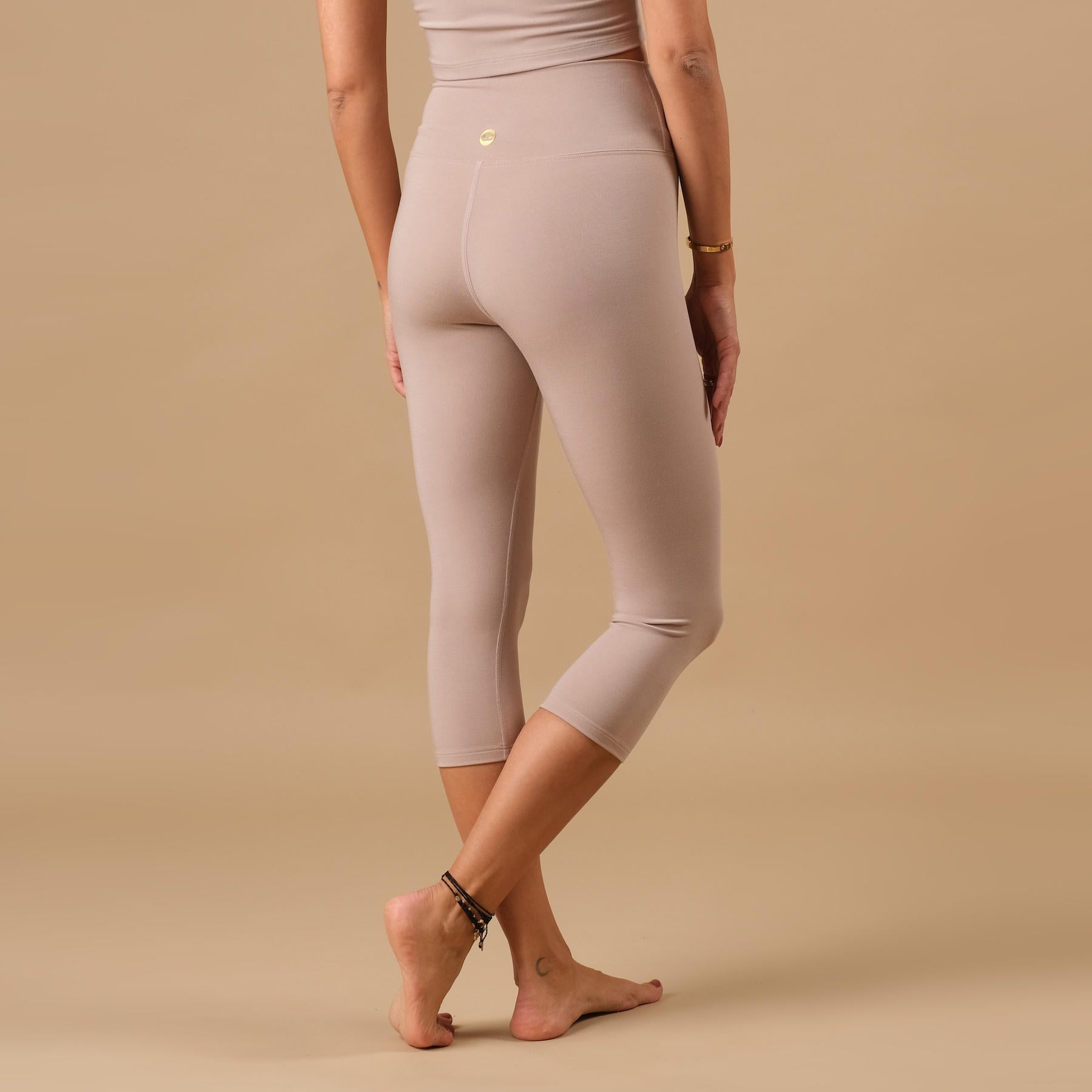Yoga Capri Leggings Comfy mocca nachhaltig in der Schweiz hergestellt