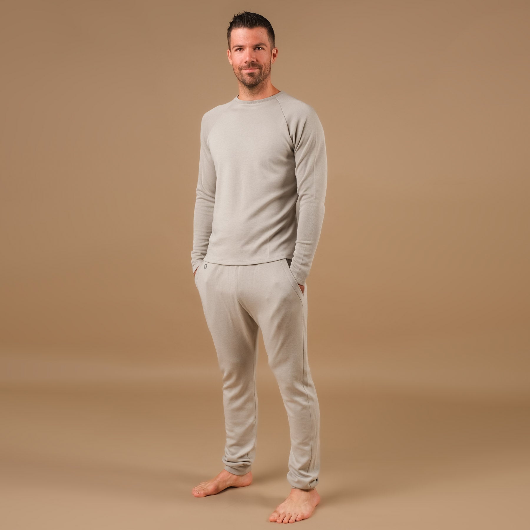 Yoga Sweatshirt unisex Cosy grau