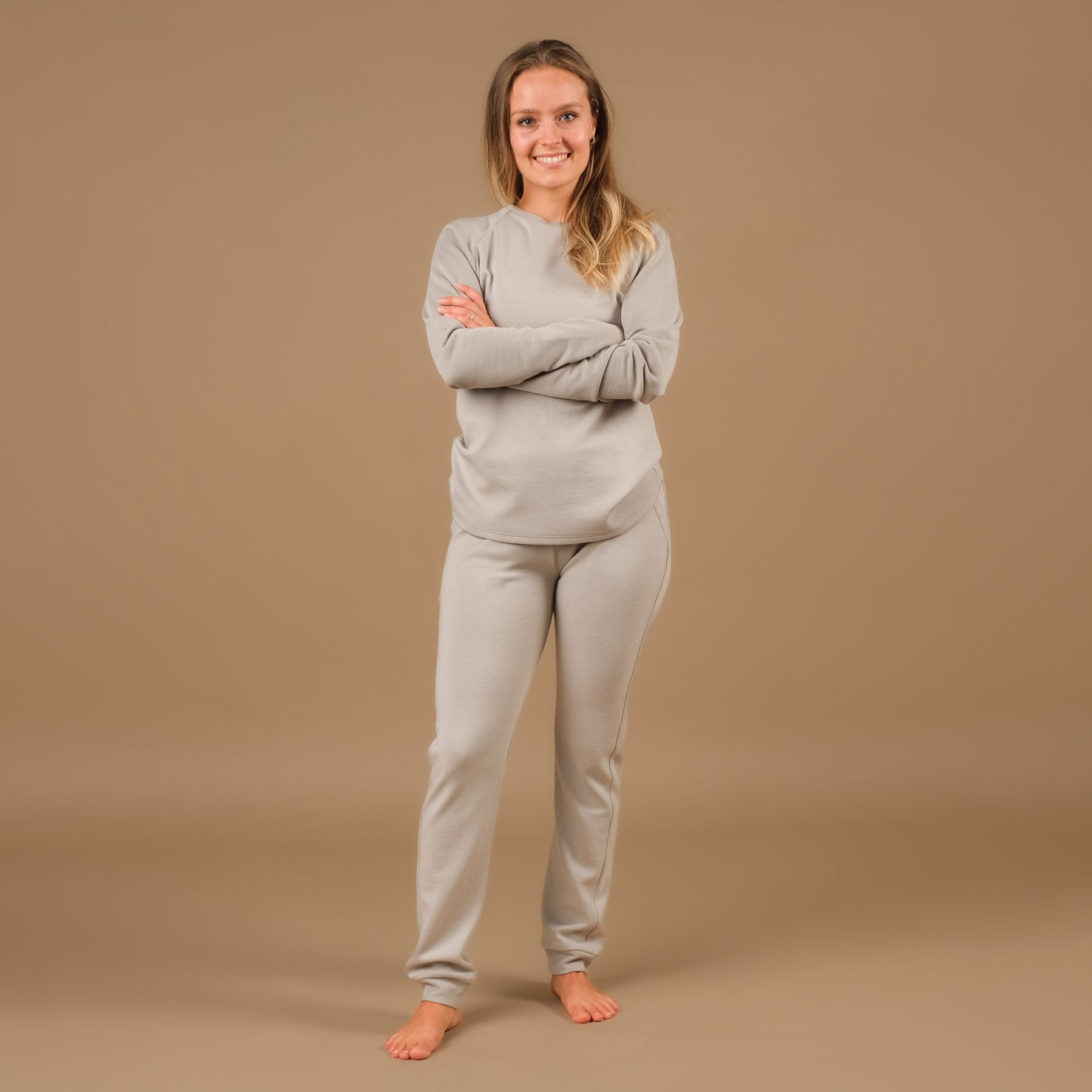 Yoga Sweatshirt unisex Cosy grau