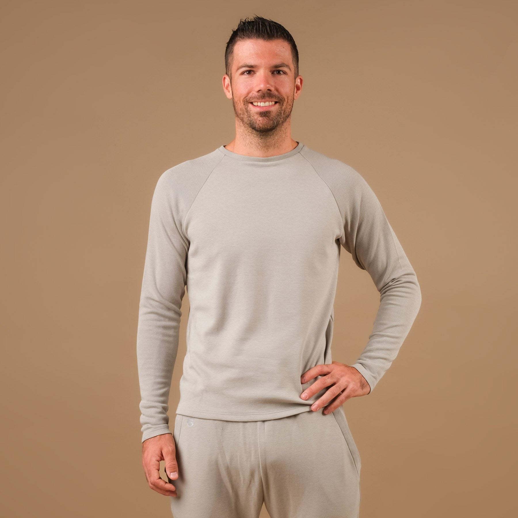 Yoga Sweatshirt unisex Cosy grau