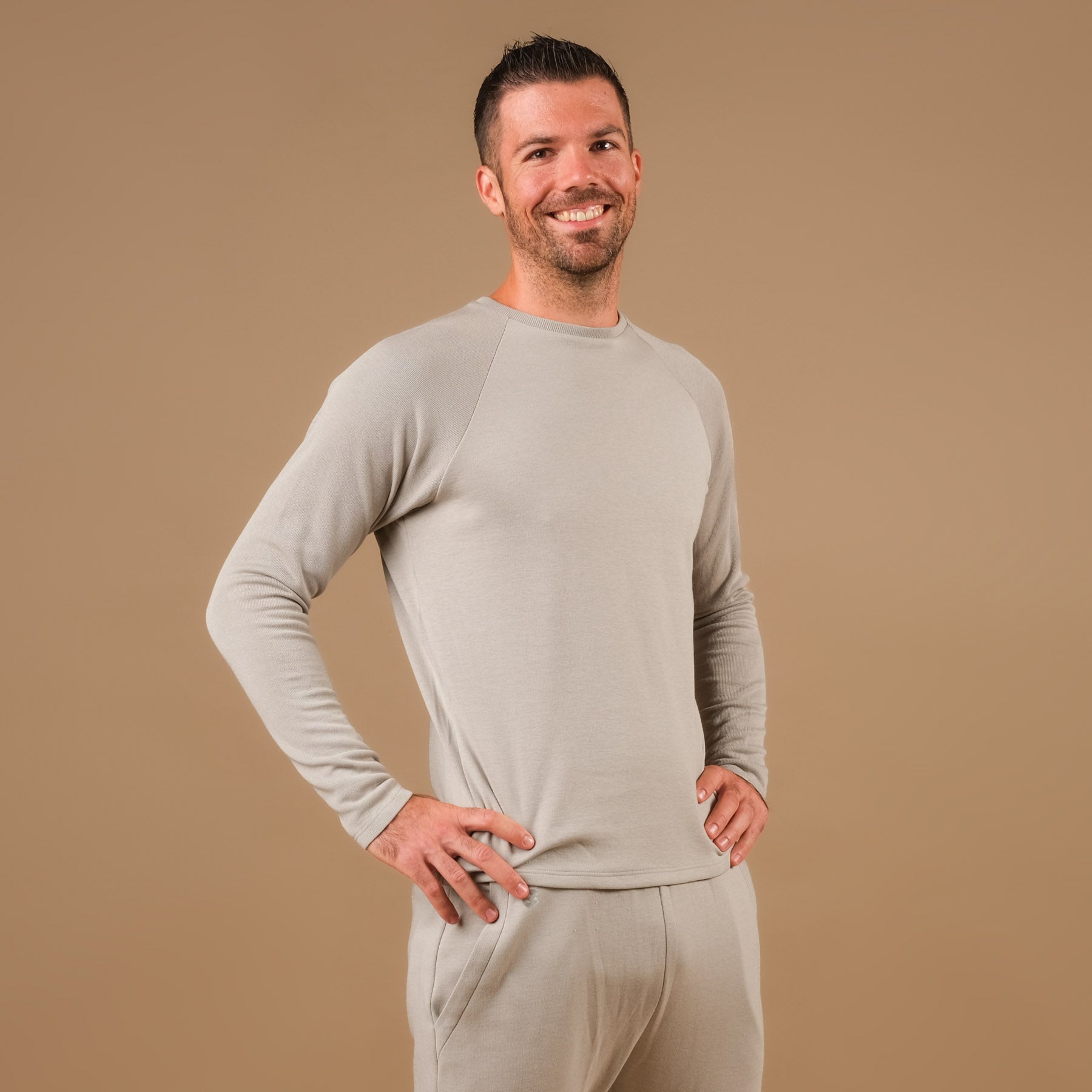 Yoga Sweatshirt unisex Cosy grau