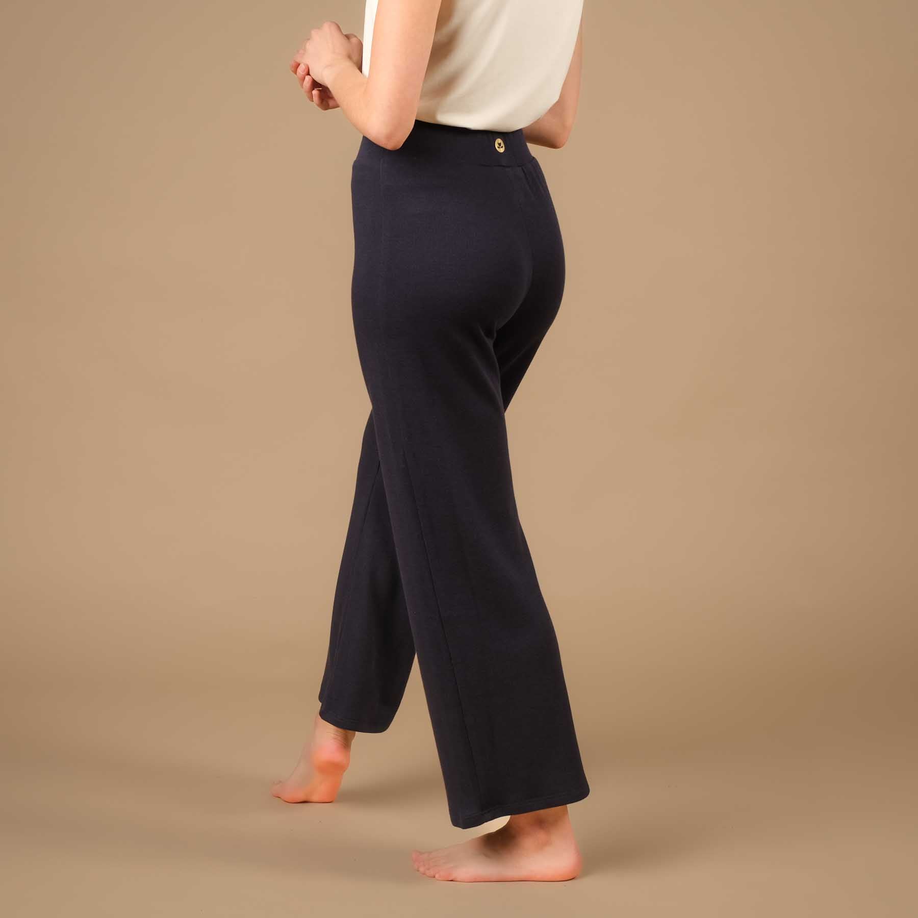 Yoga Culotte weite Hose Cosy navy