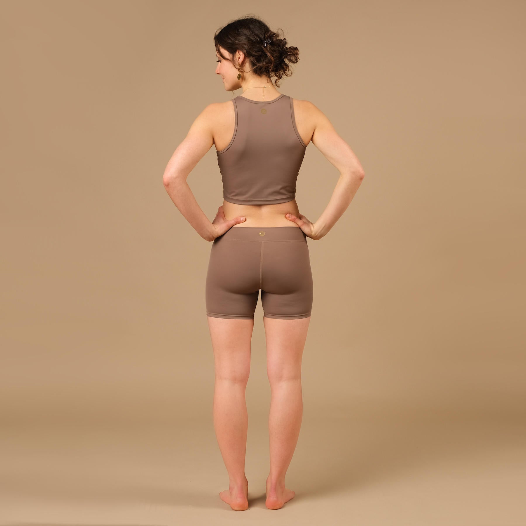 Yoga Crop Top Daniela Eco Mare sand