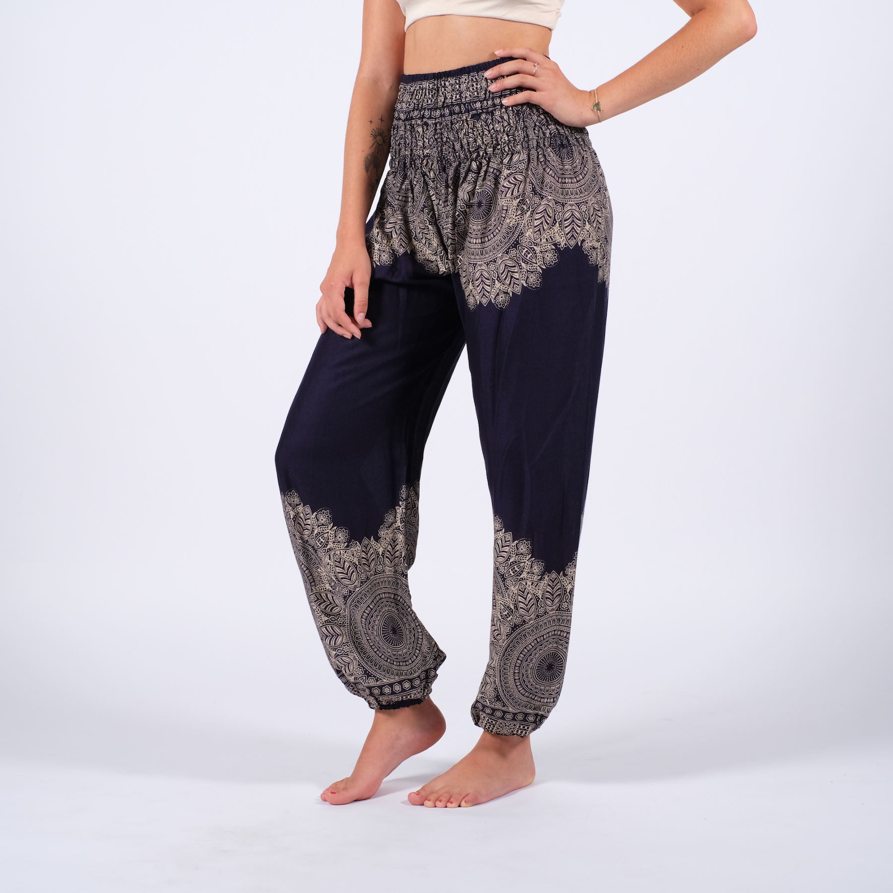 Yoga Haremshose Boho navy