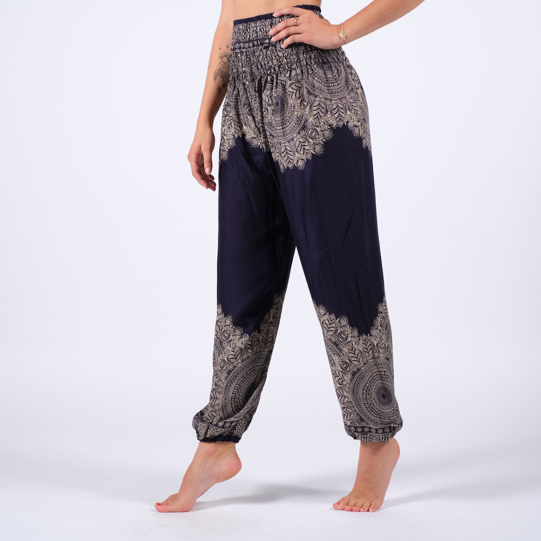 Yoga Haremshose Boho navy