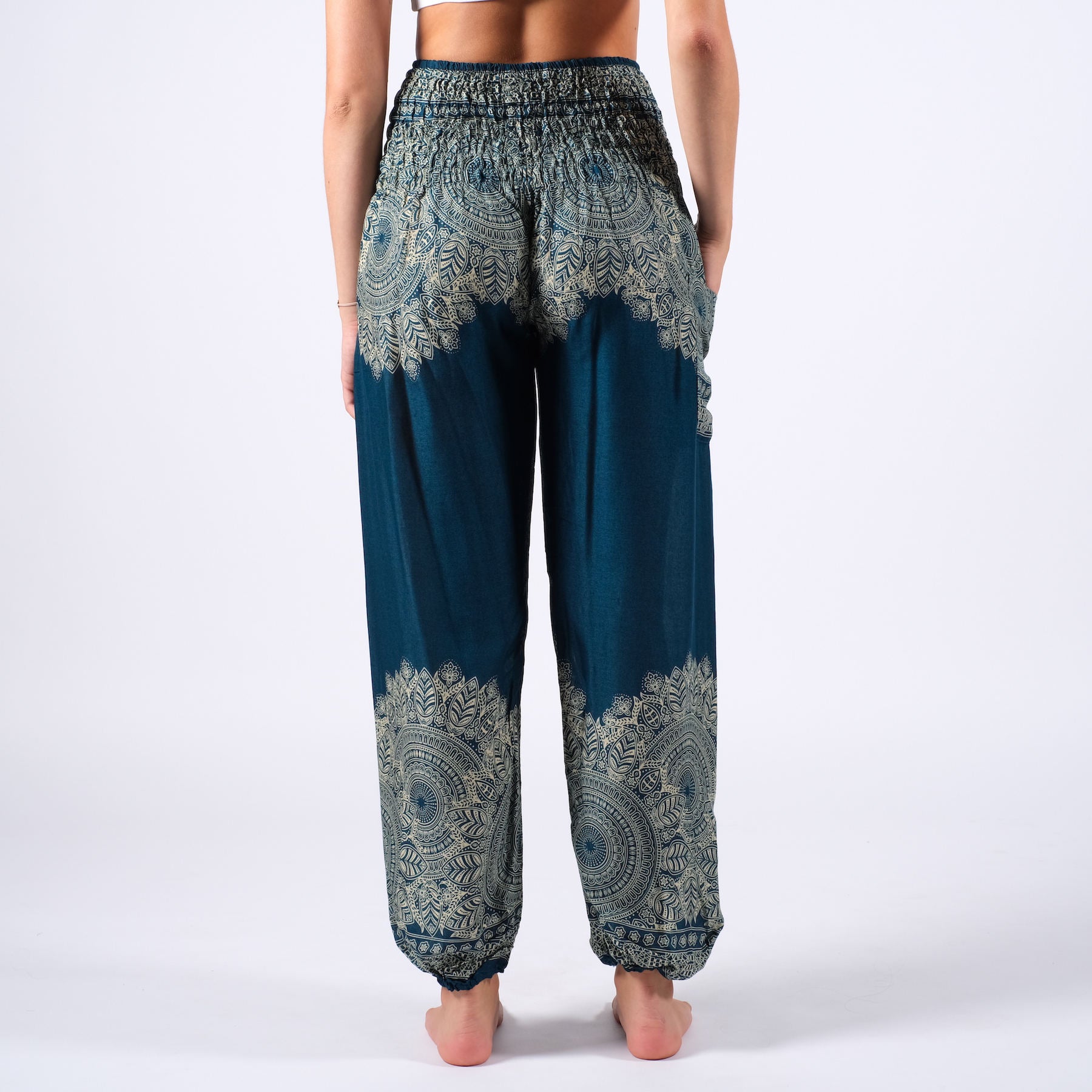 Yoga Haremshose Boho petrol